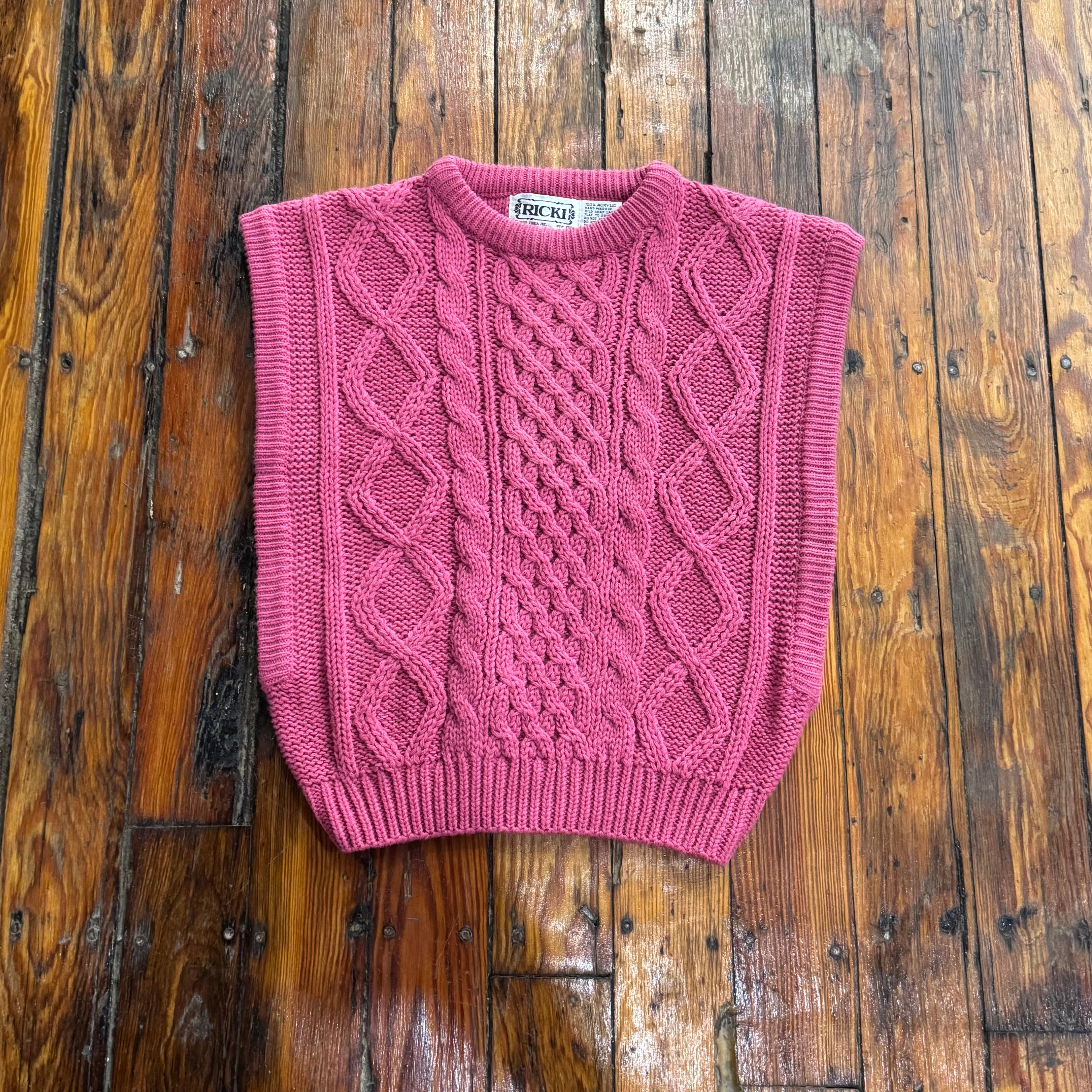 Vintage Riki Sweater Vest Sz M
