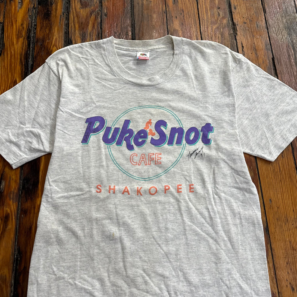 Vintage Puke & Snot Cafe T-shirt Sz L
