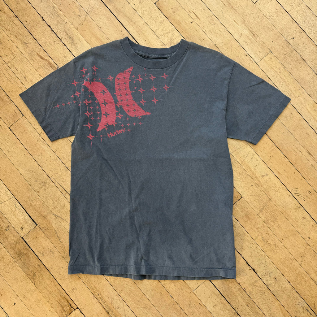 Y2K Hurley Side Logo T-shirt Sz M