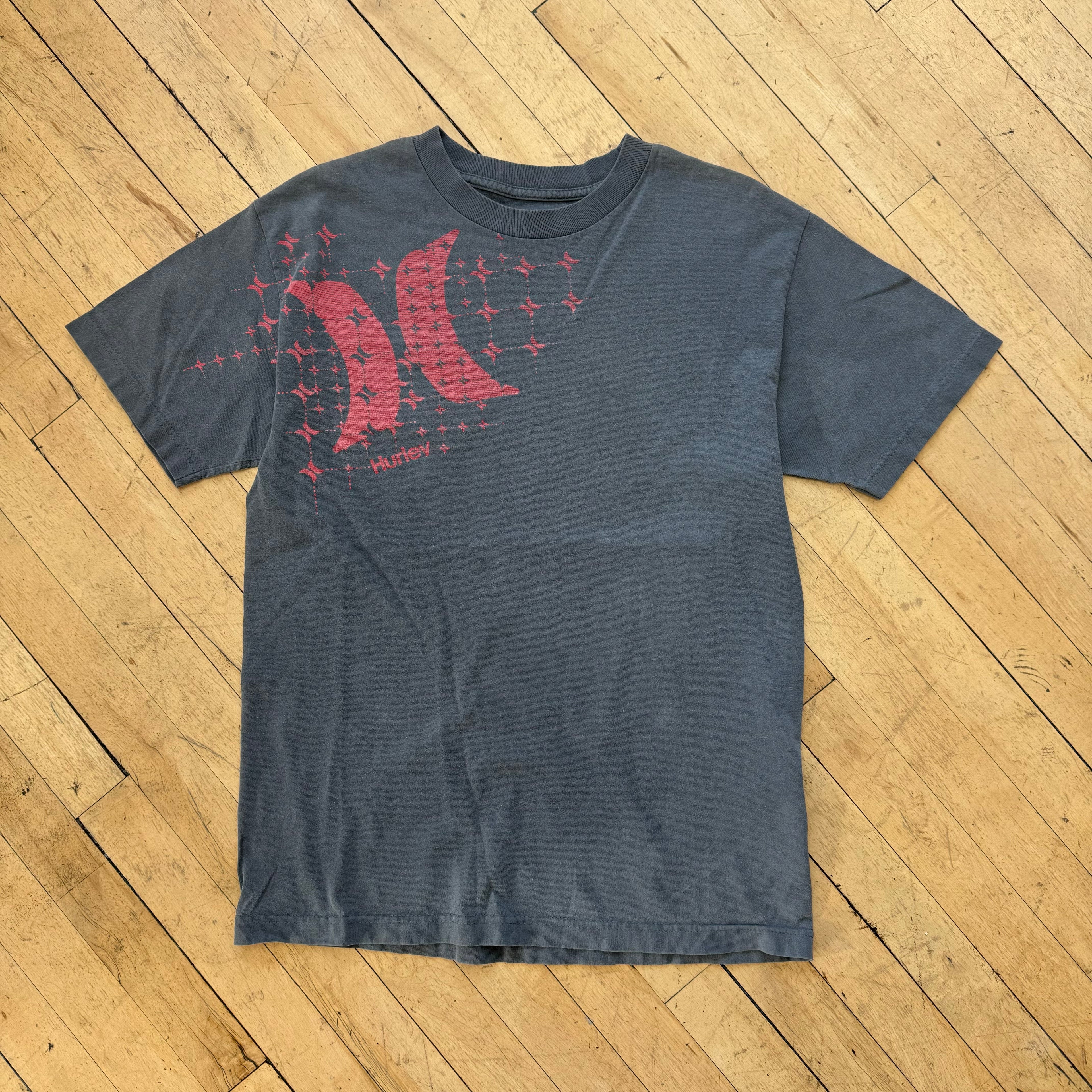 Y2K Hurley Side Logo T-shirt Sz M