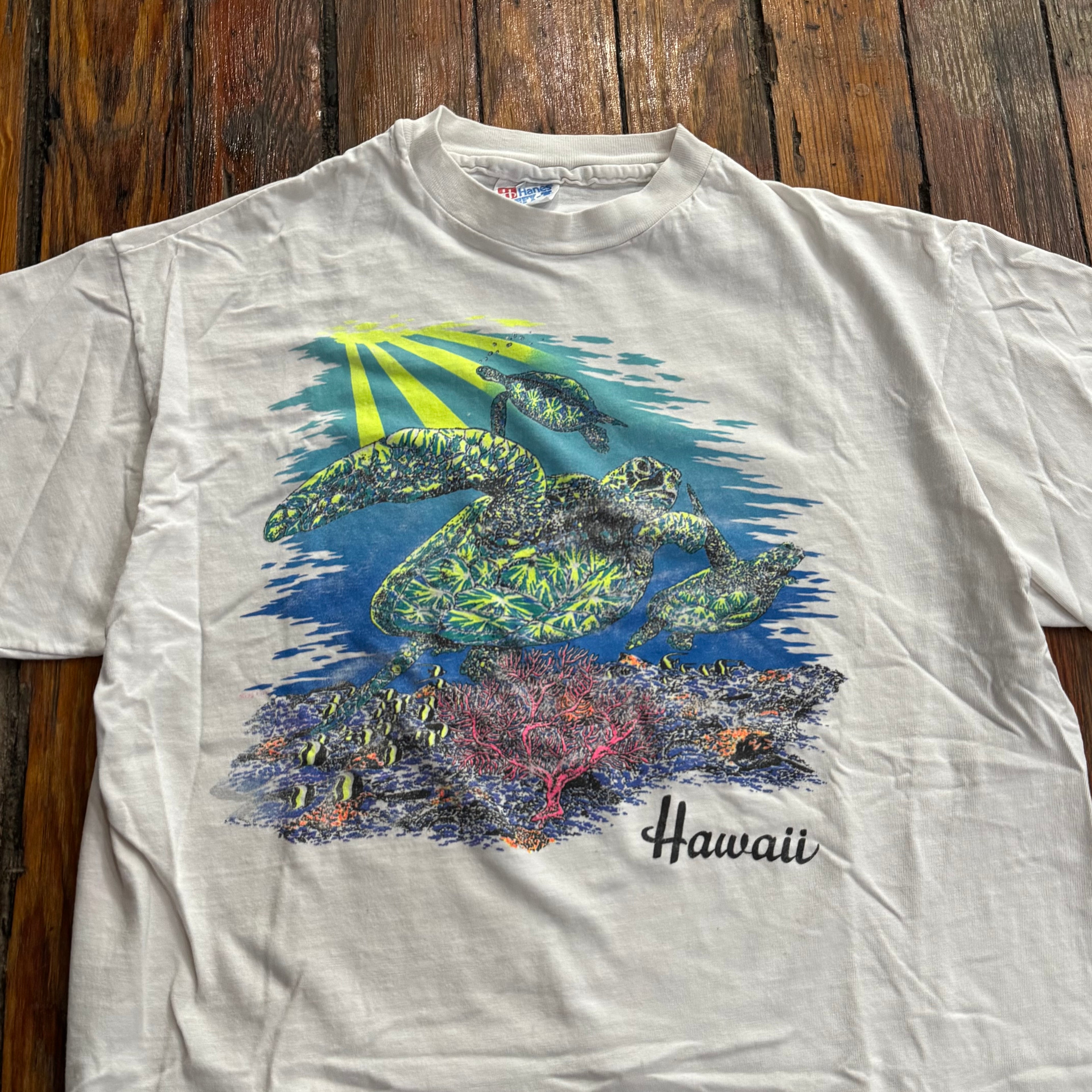 Vintage Hawaii Turtle T-shirt Sz M