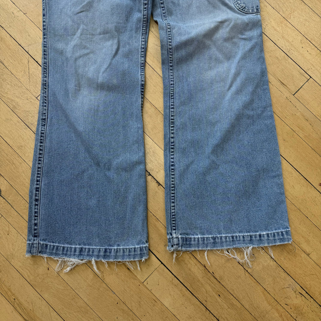 Vintage Silver Cargo denim Jeans Sz 32/31