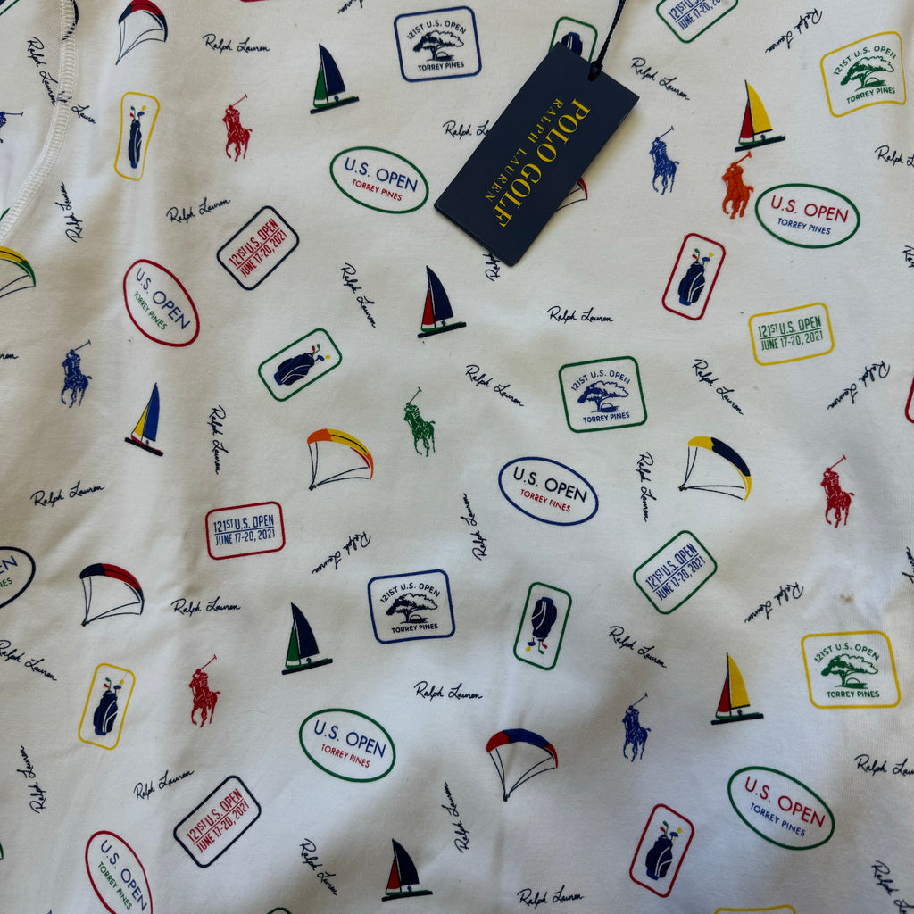 Polo Ralph Lauren US Open Torrey Pines AOP CrewNeck Sz M