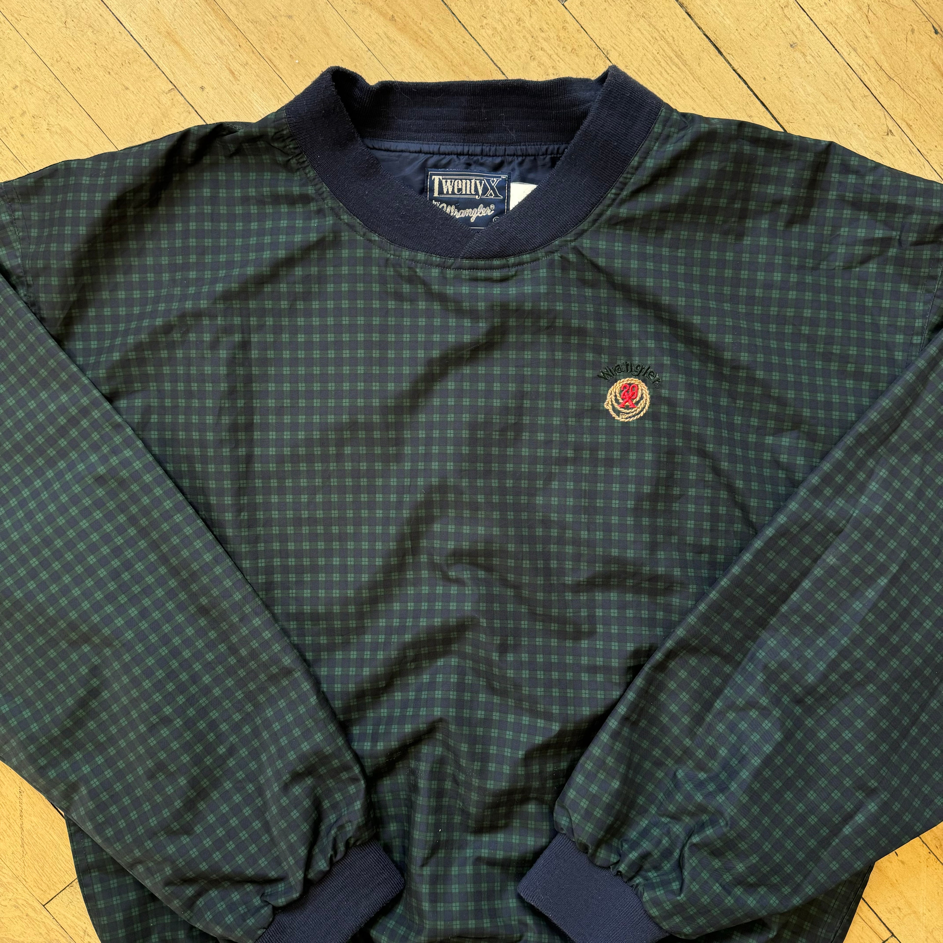 Vintage Wrangler Pull-Over Golf Jacket Sz XL