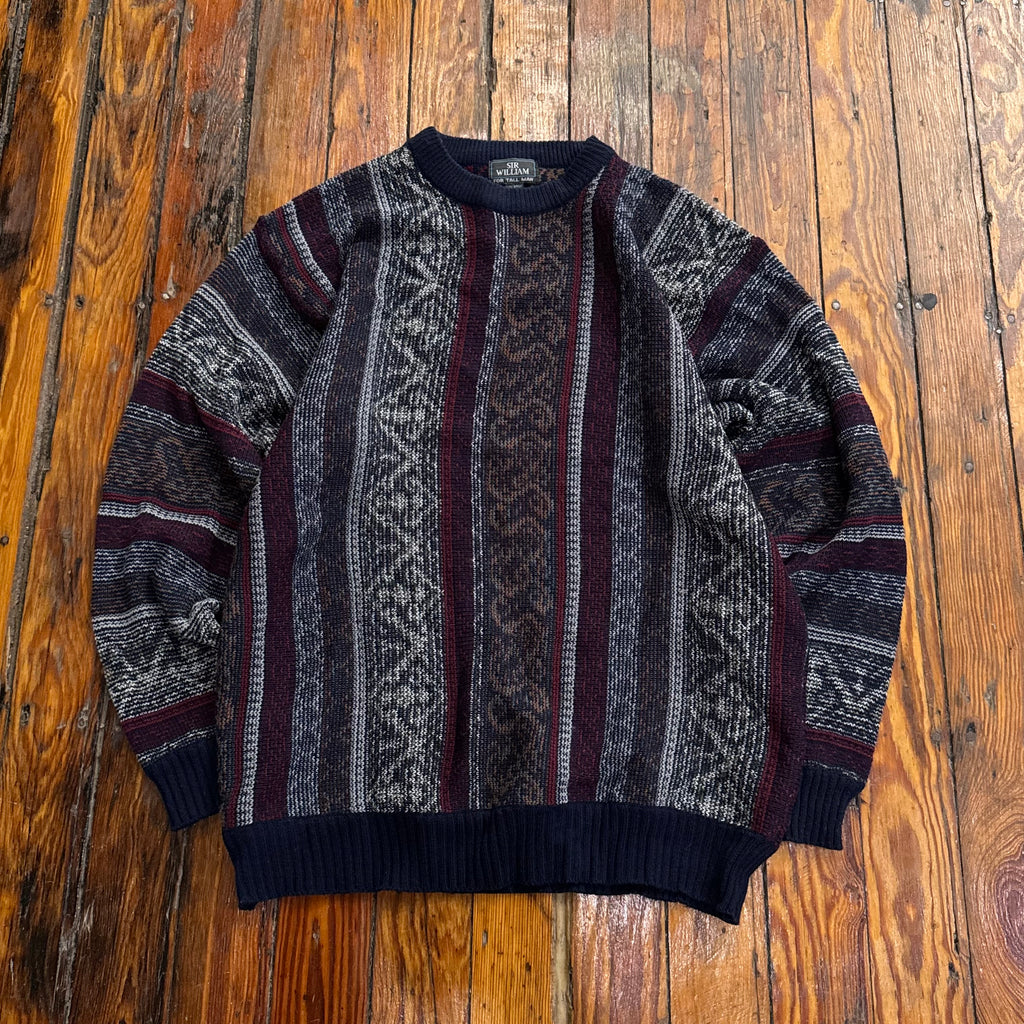 Vintage Sir William Knit Sweater Sz XL