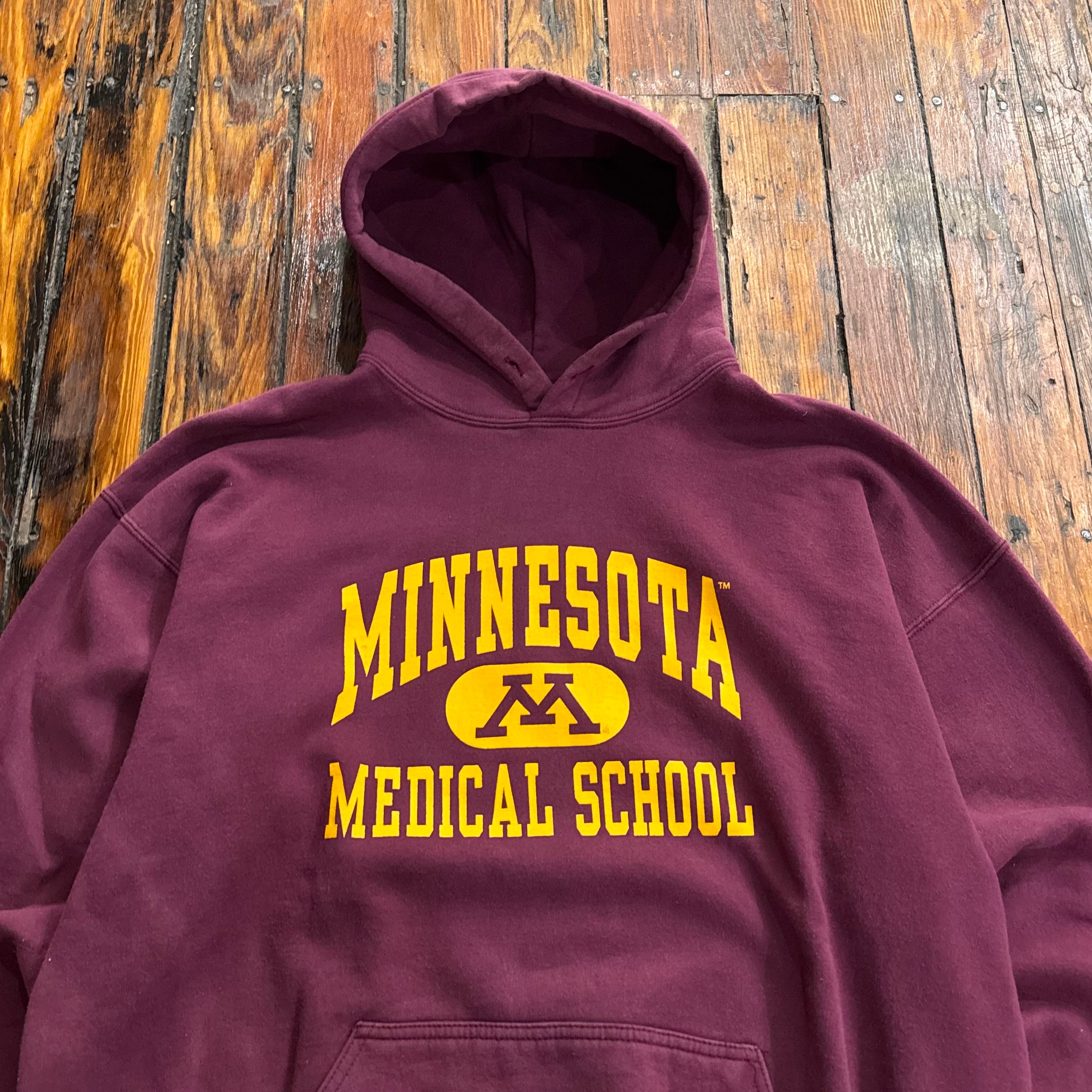 Vintage Minnesota Medical School Hoodie Sz L