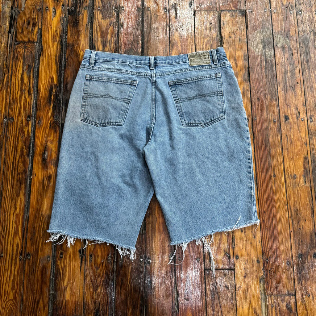 Vintage Bugle Boy Denim Jean Shorts Sz 38