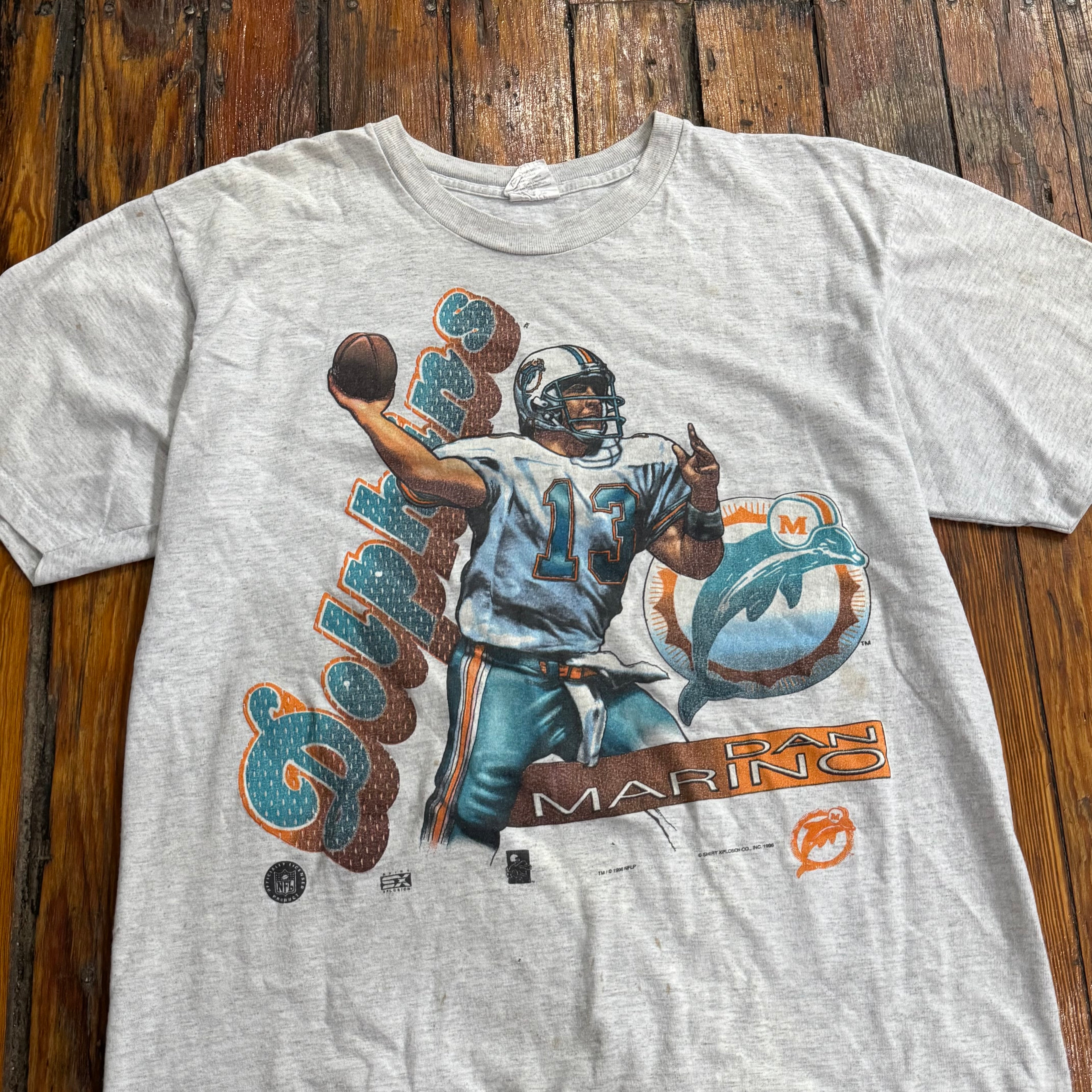 Vintage Dan Marino Dolphins T-shirt Sz XL