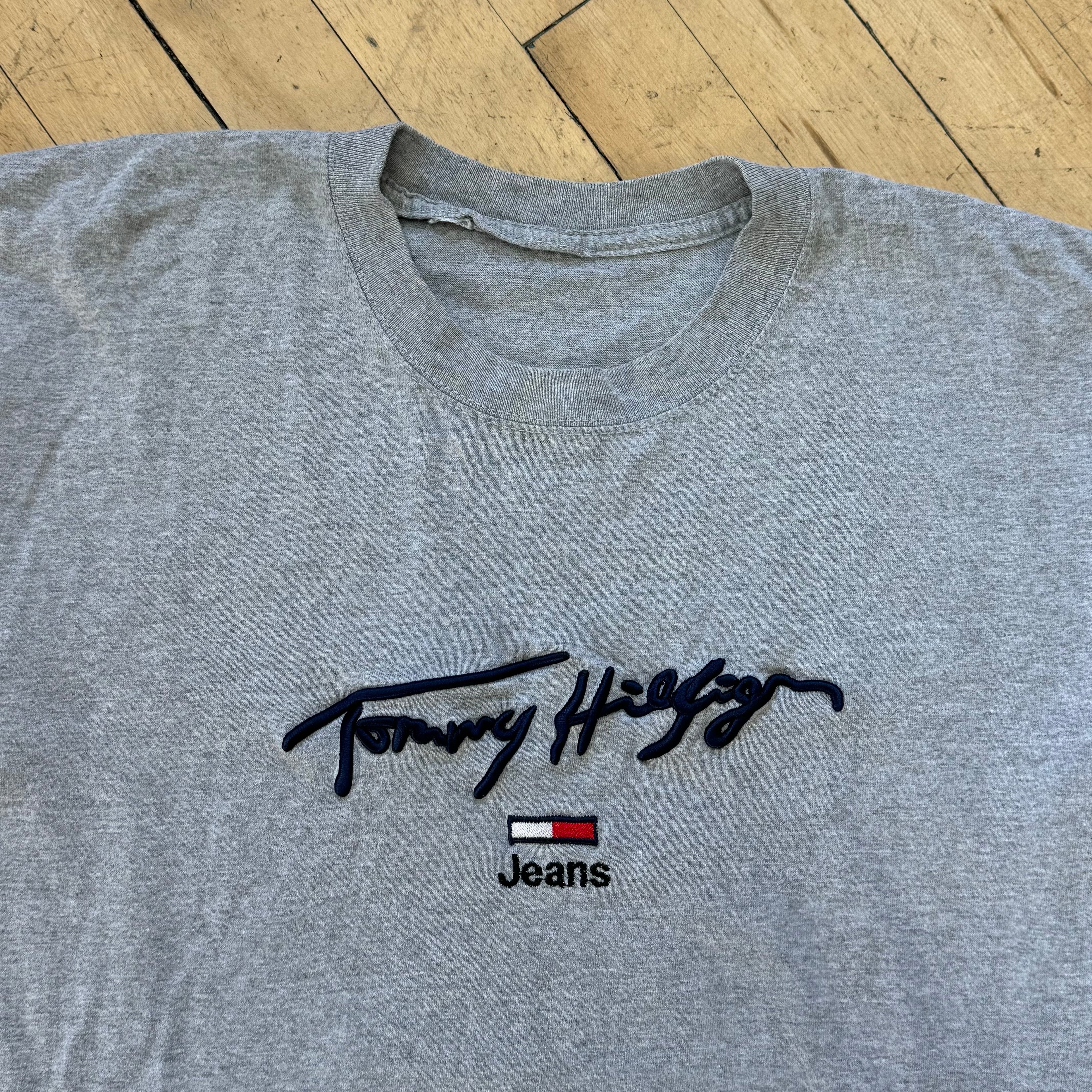 Vintage Tommy Hilfiger SpellOut T-shirt Sz XL