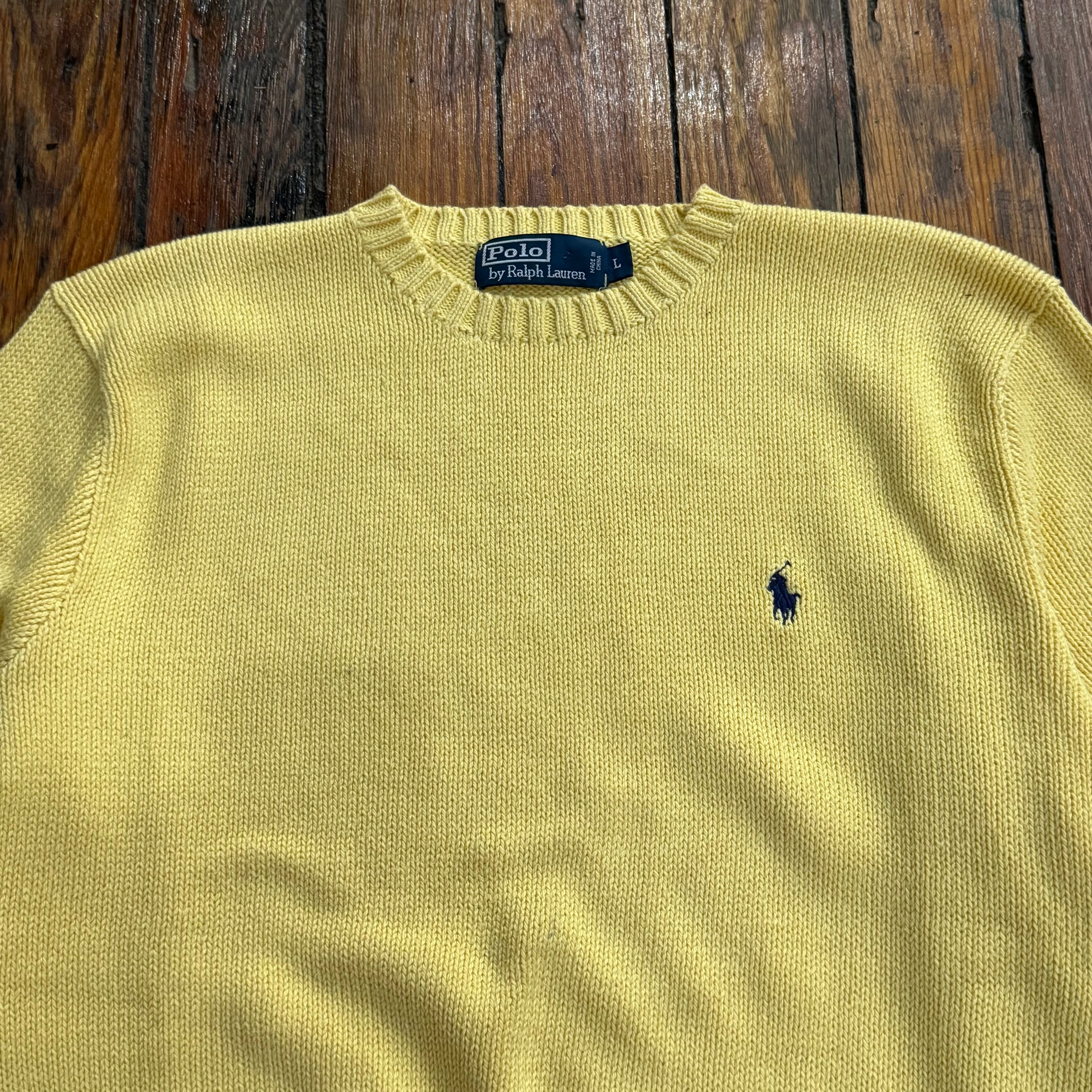 Vintage Polo Ralph Lauren Knit Sweater Sz XL