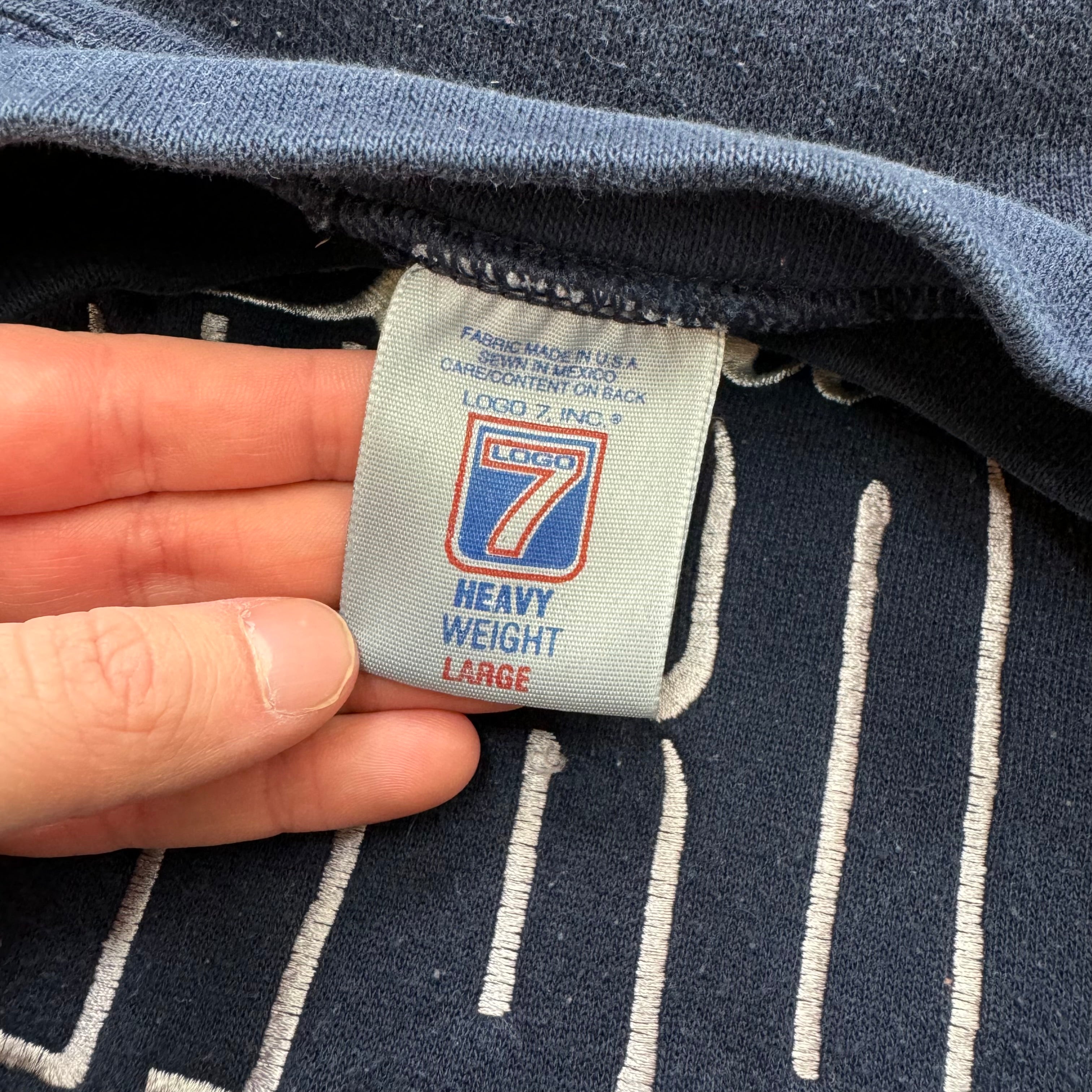 Vintage Logo 7 Dallas Cowboys CrewNeck Sz L