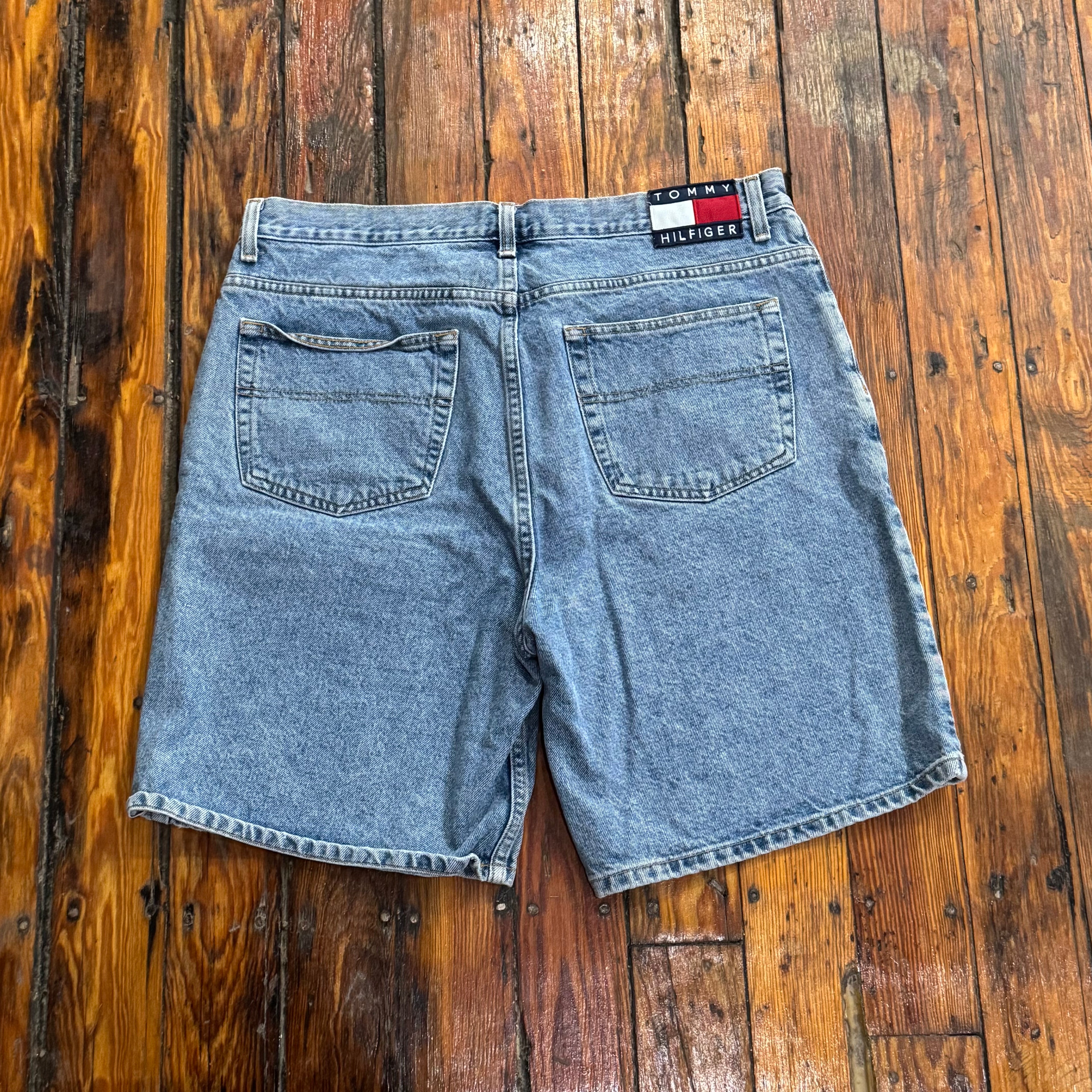 Vintage Tommy Hilfiger Denim Jean Shorts Sz 38