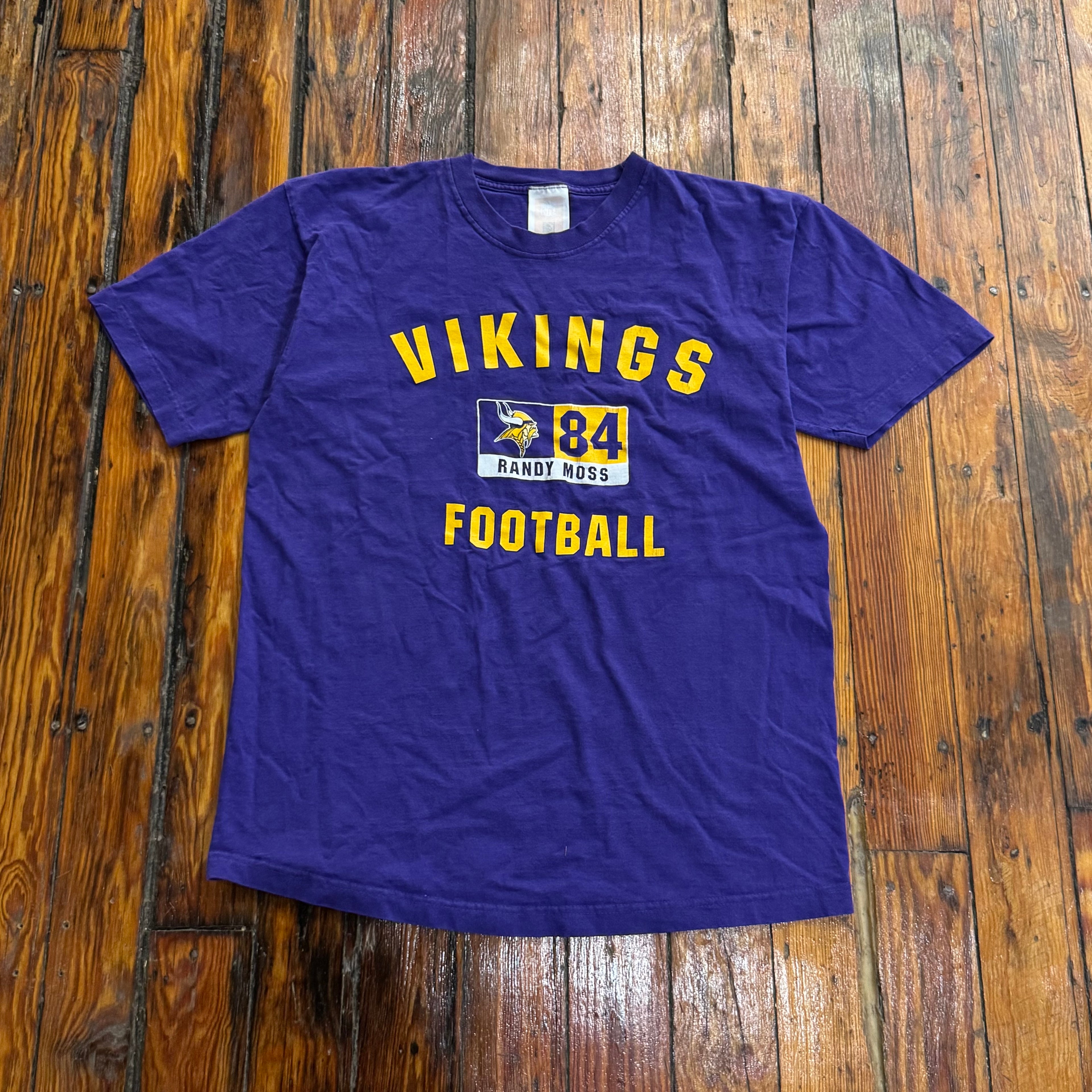 Vintage Randy Moss Vikings Football T-shirt Sz L