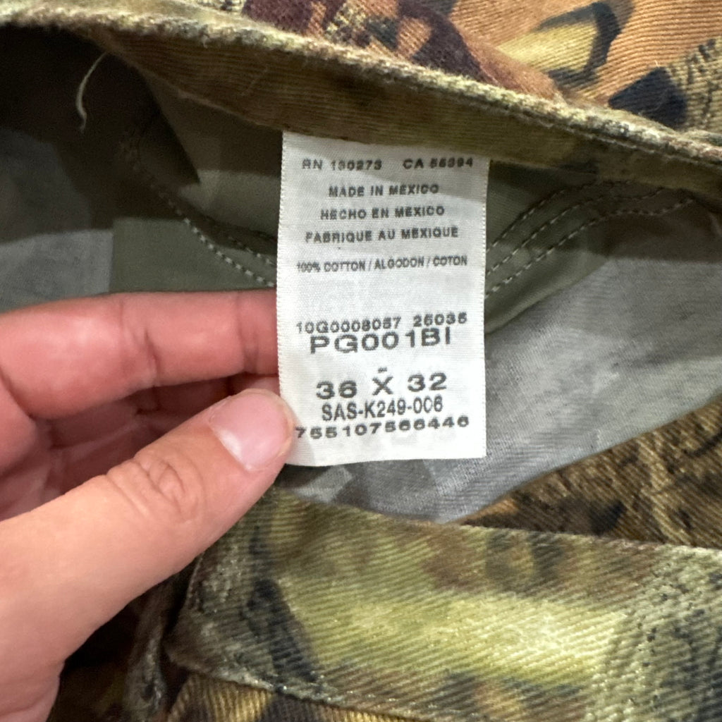 Vintage Wrangler Camo Denim Jeans Sz 36x32