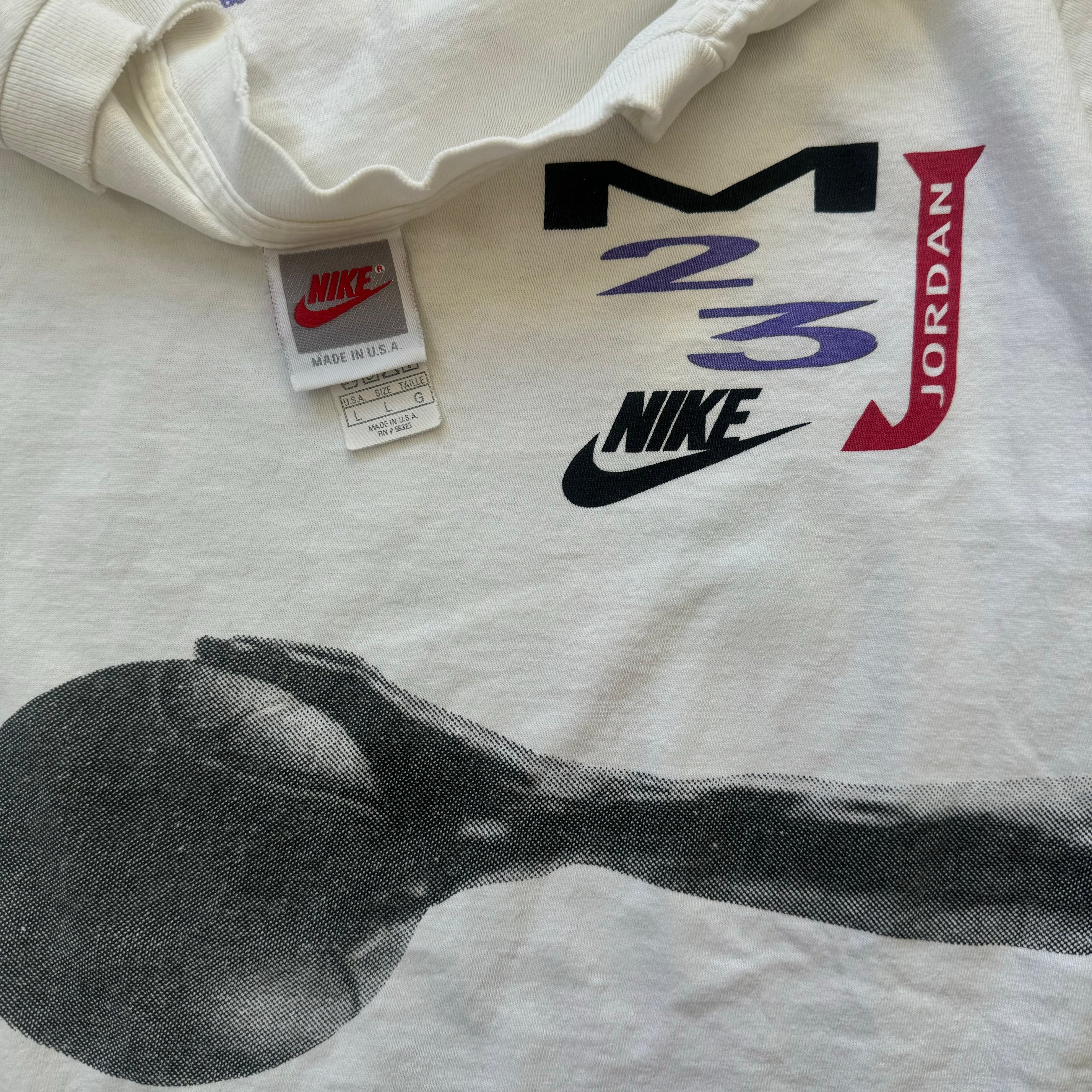 Vintage Nike Micheal Jordan T-shirt Sz L