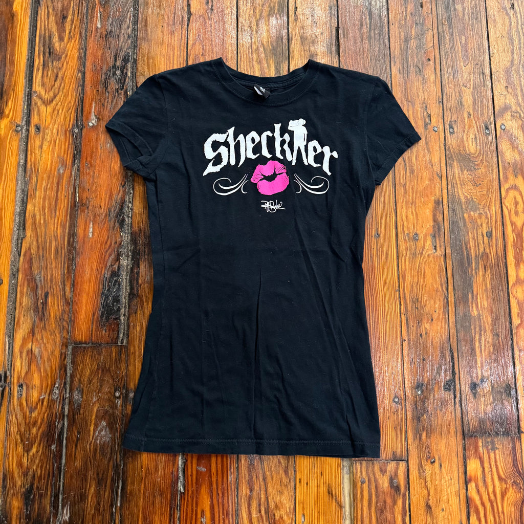 Y2K Shecker Lips T-shirt Sz S
