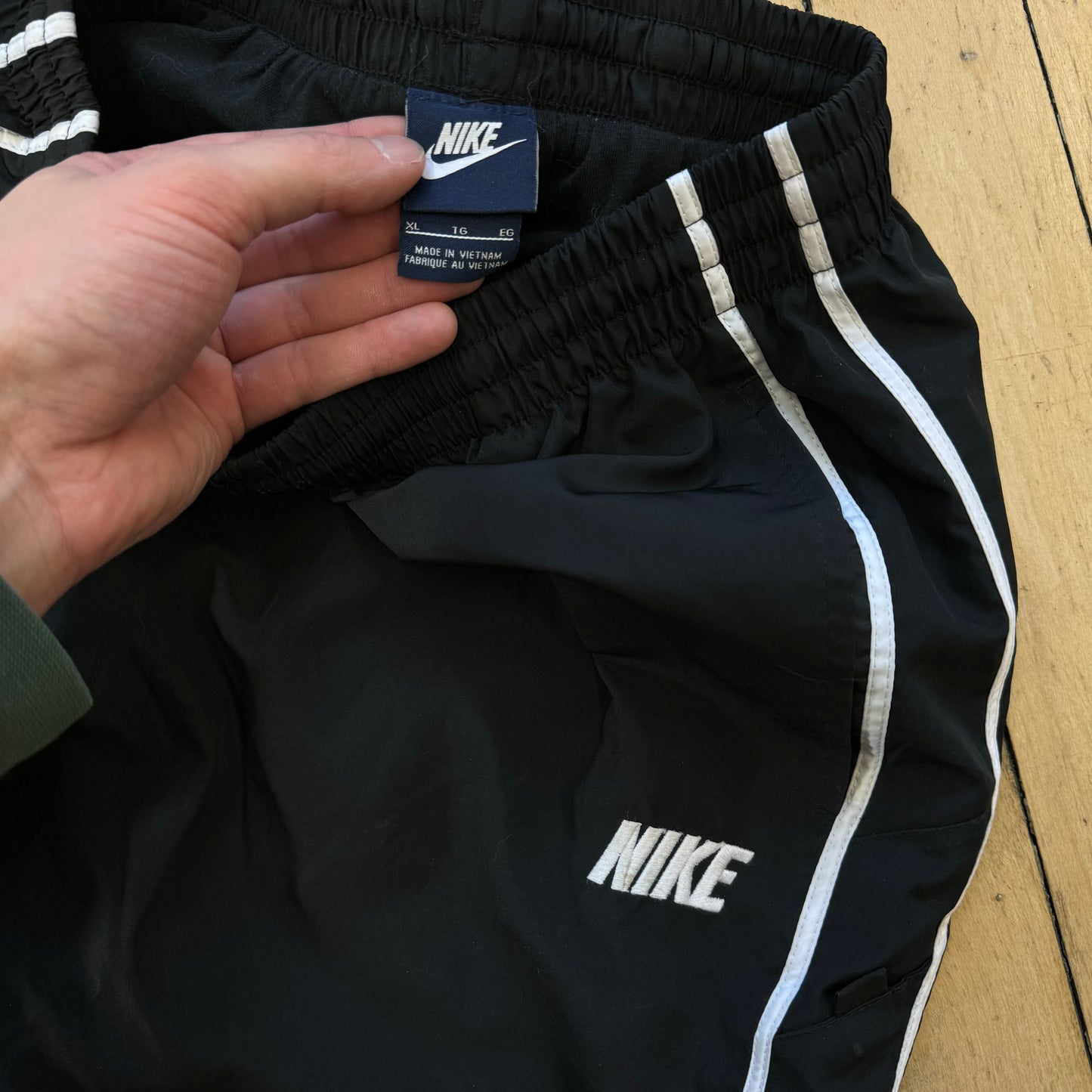 Vintage Nike SpellOut TrackPants Sz S