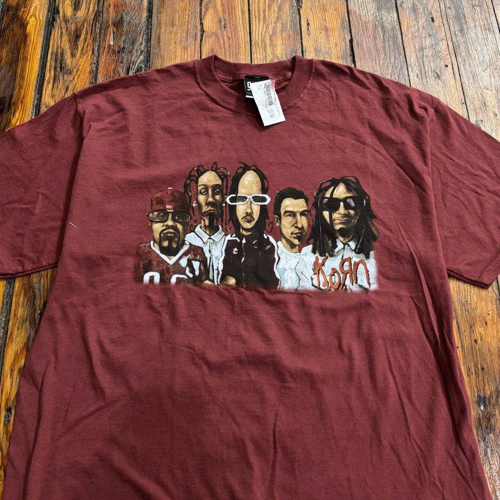 Vintage Korn Cartoon Graphic T-shirt Sz XL (NEW)