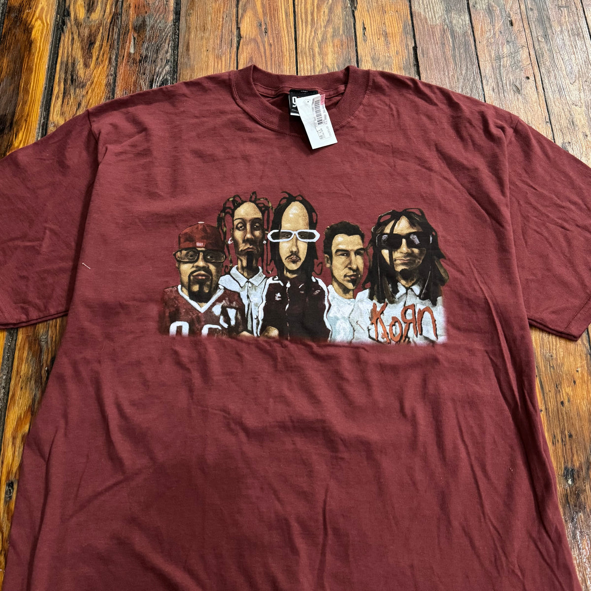 Vintage Korn Cartoon Graphic T-shirt Sz XL (NEW)