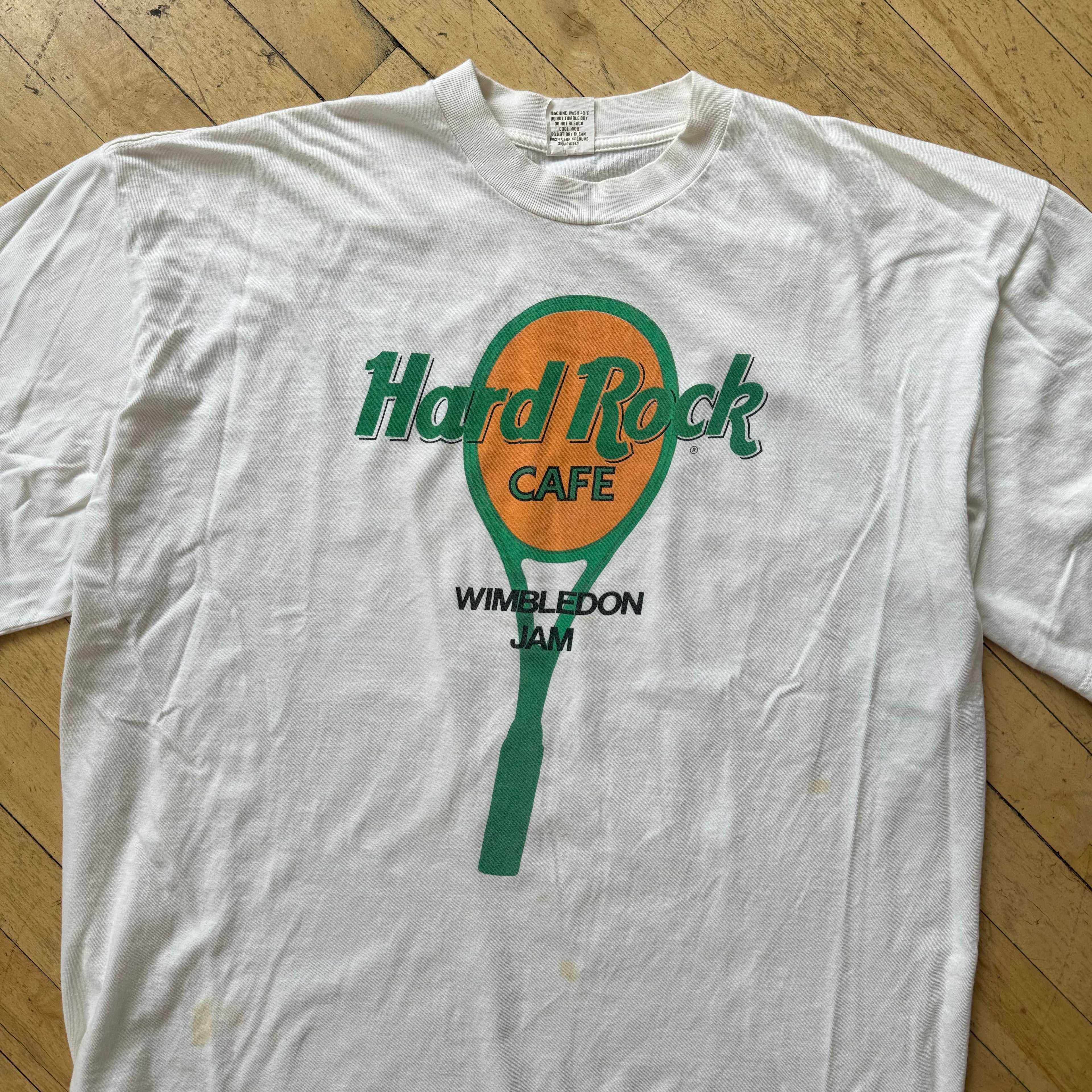 Vintage Hard Rock Wimbledon Jam T-shirt Sz XL