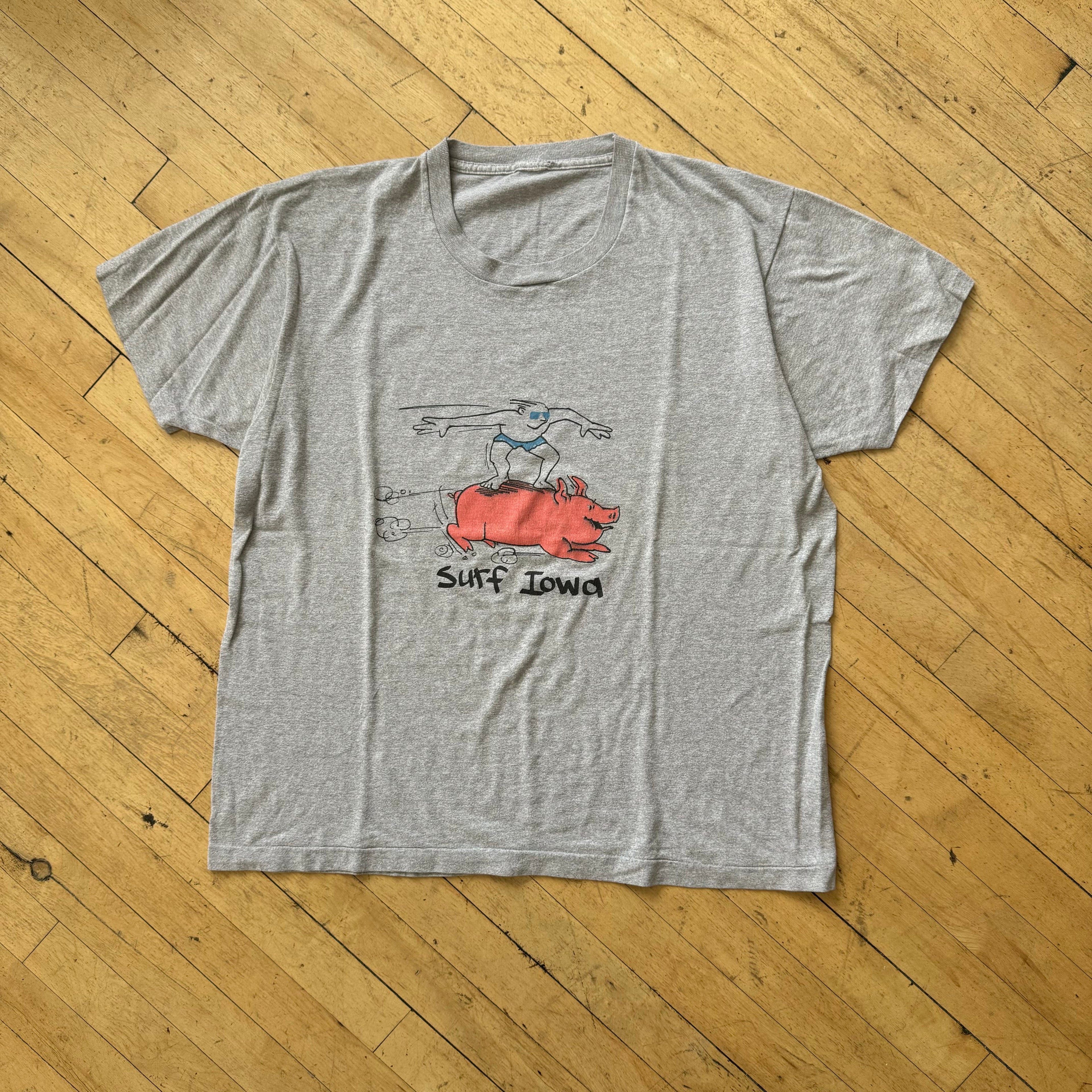 Vintage Iowa Surf T-shirt Sz XL