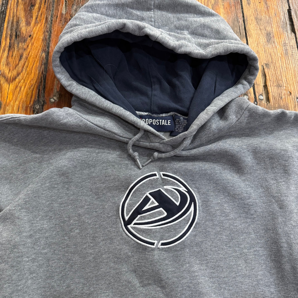 Y2K Aeropostale Circle Logo Hoodie Sz L