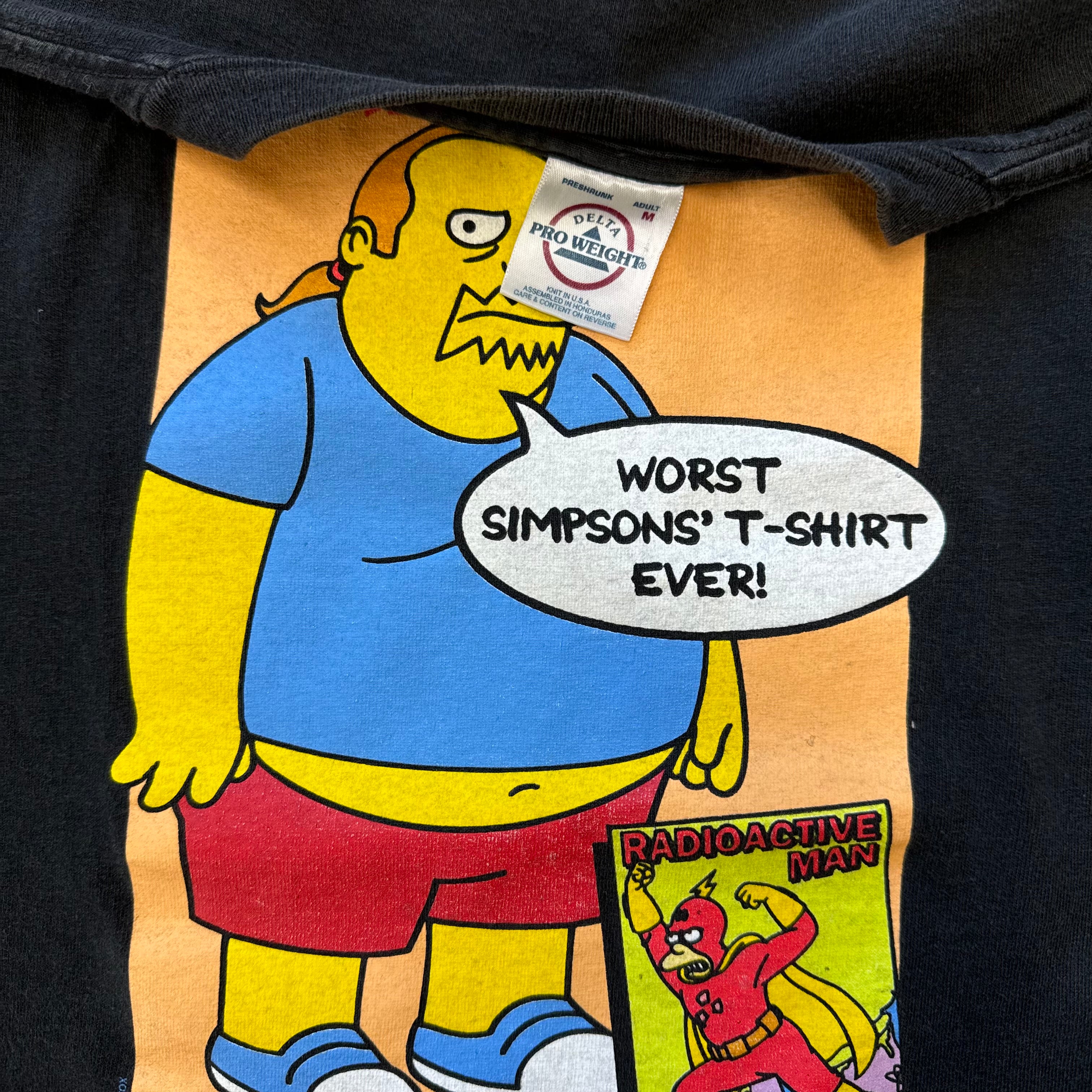 Vintage Simpsons Comic Book T-shirt Sz M