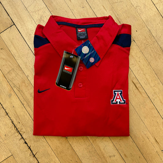 Vintage Team Nike Arizona Polo T-shirt Sz L