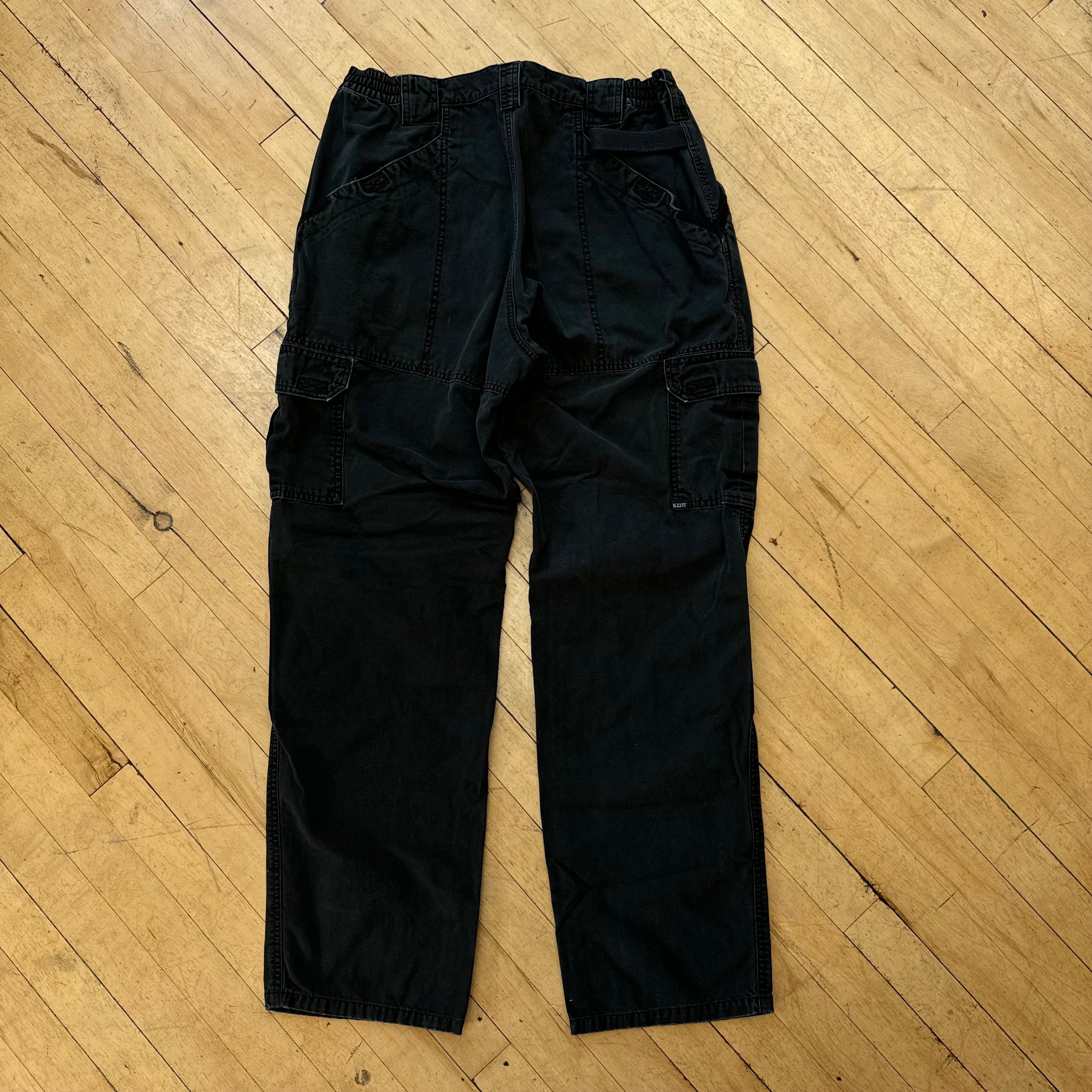 Y2K Tactical 511 Black Cargo Khaki Pants Sz 36x34
