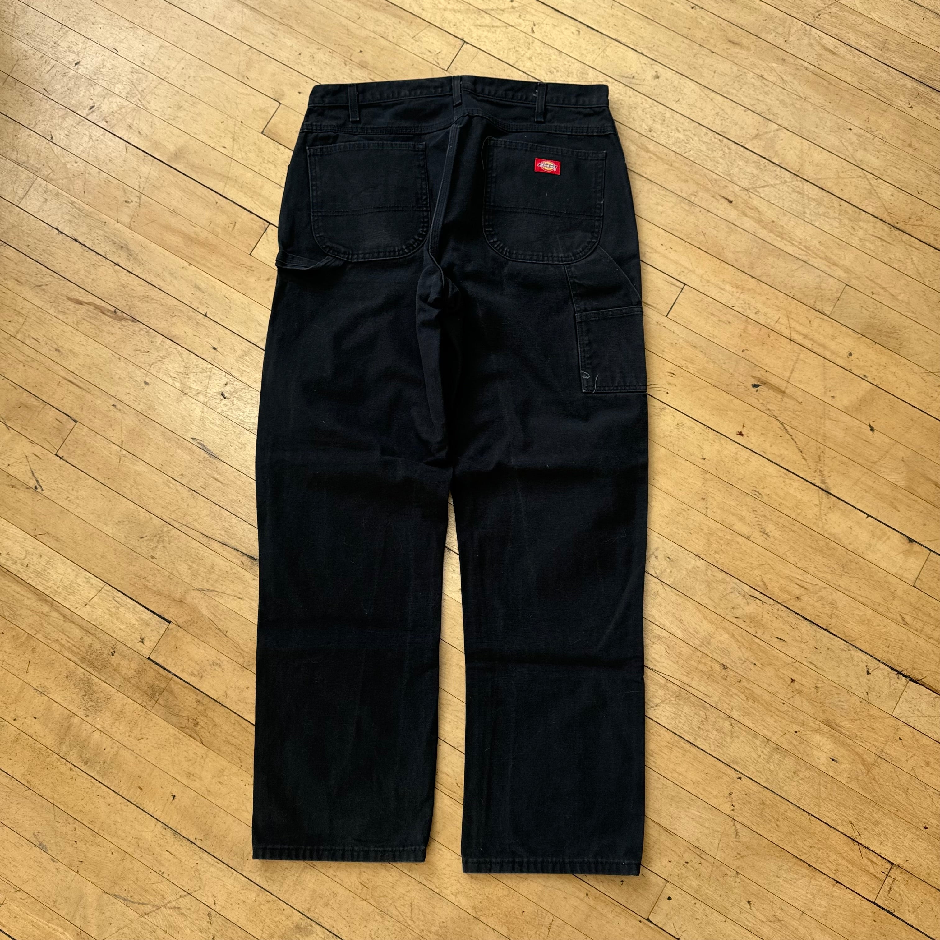 Vintage Black Dickie Denim Jeans Sz 36x32