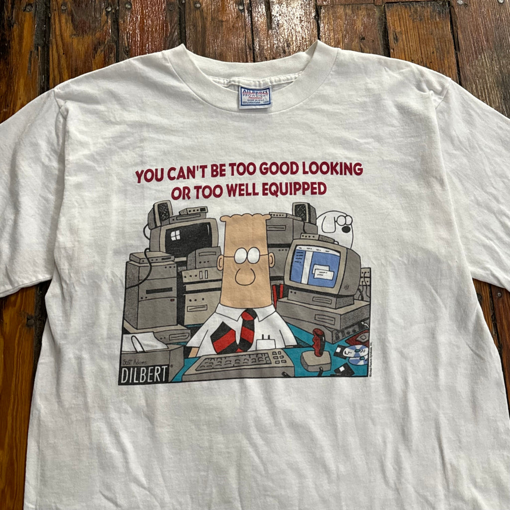 Vintage Dilbert Equipment T-shirt Sz L