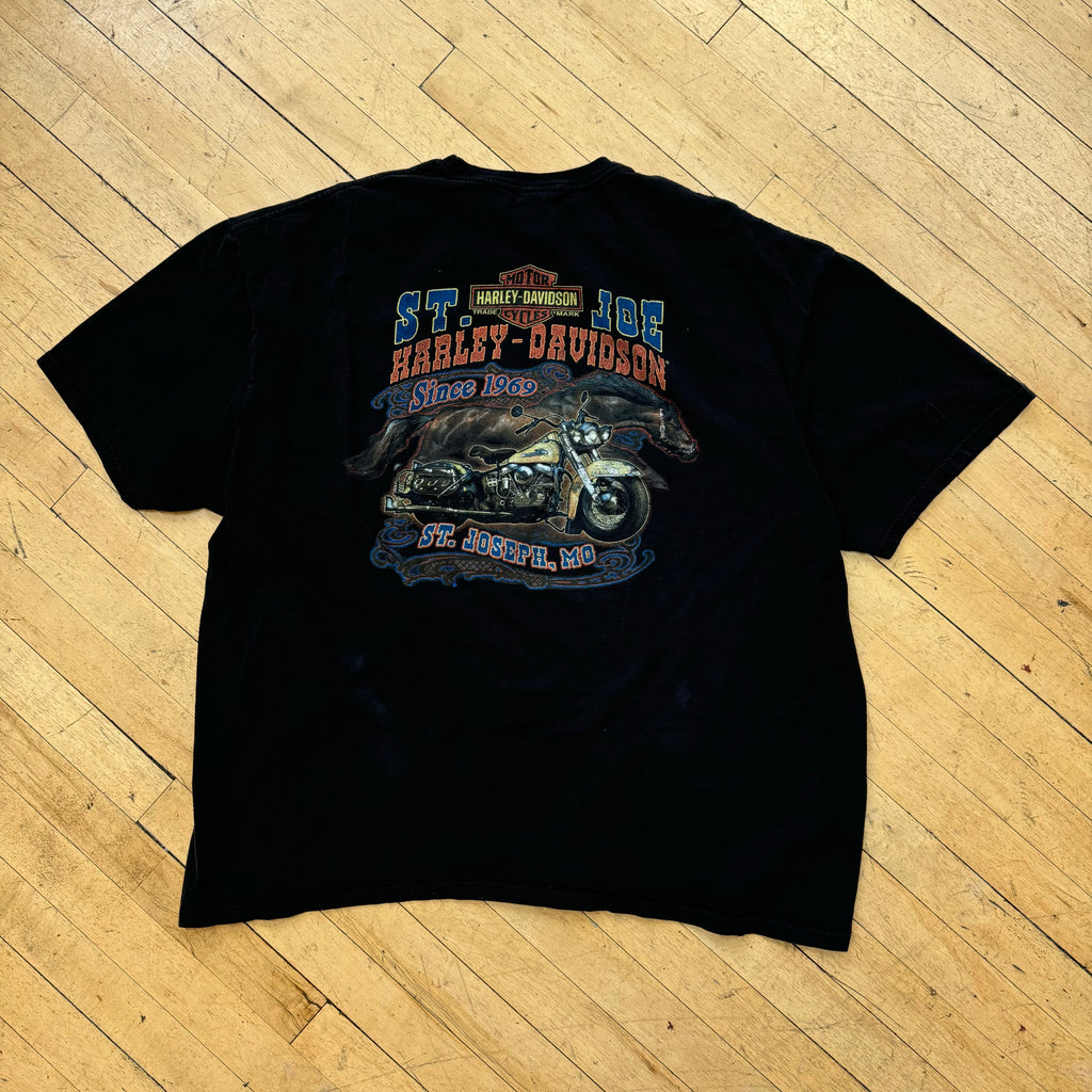 Y2K Harley Davidson St. Joe T-shirt Sz XxL