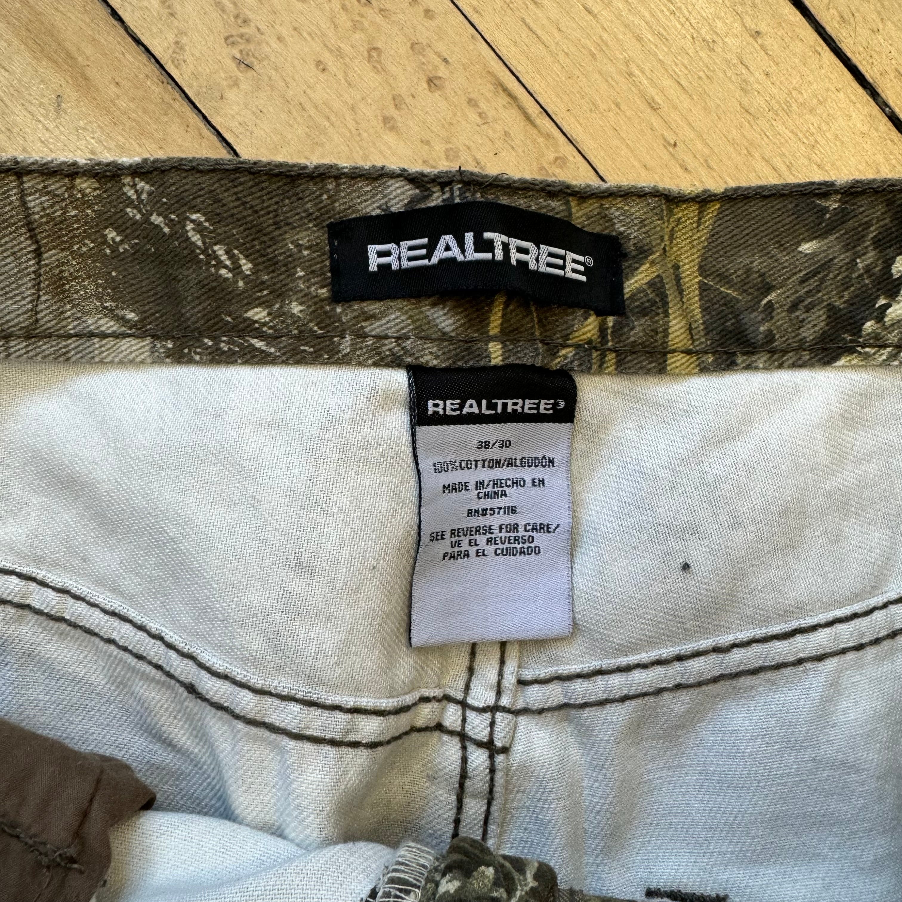 Y2K RealTree Camo Denim Jeans Sz 38x30