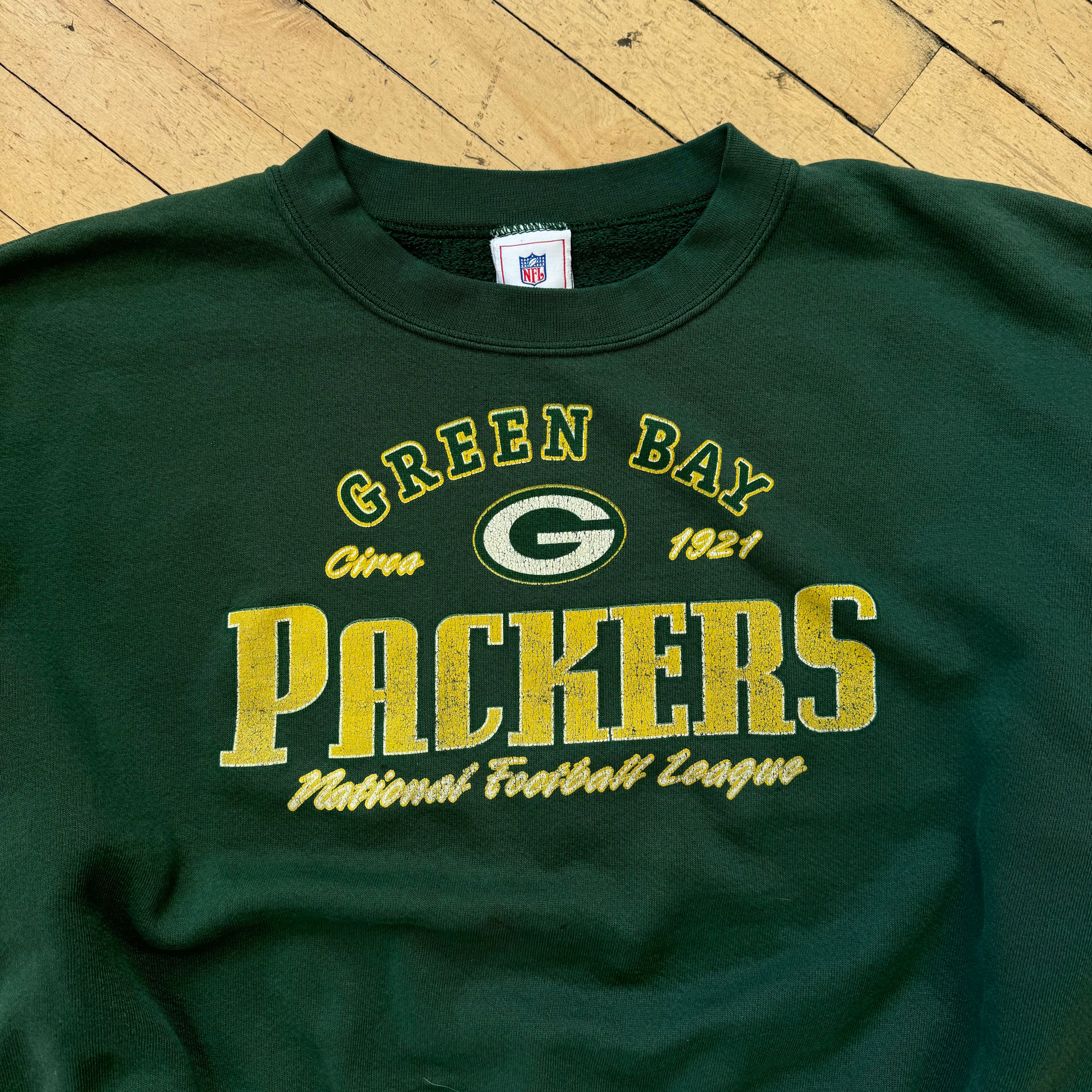 Vintage NFL GreenBay Packers CrewNeck Sz XL