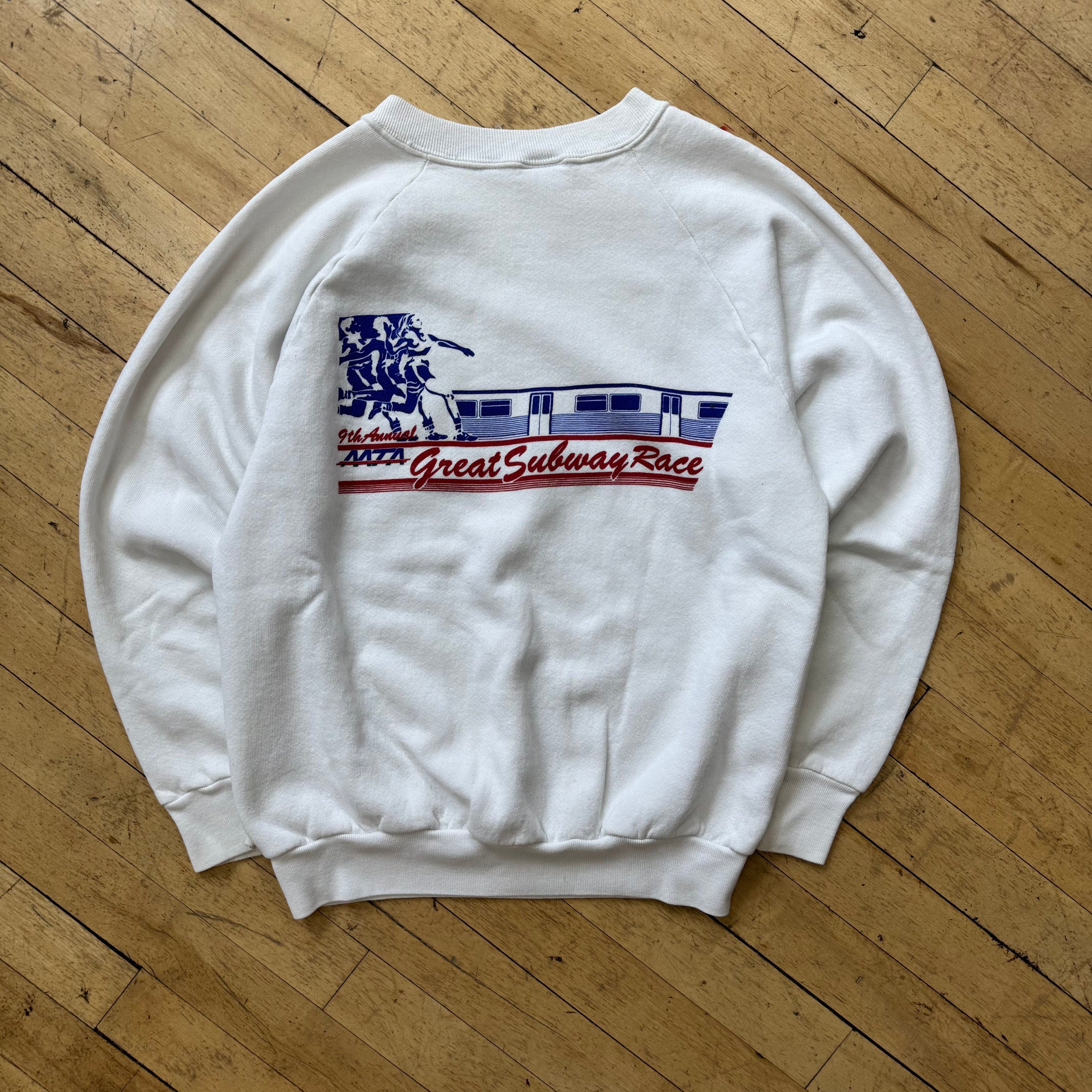 Vintage Great Subway Race Crewneck Sz M