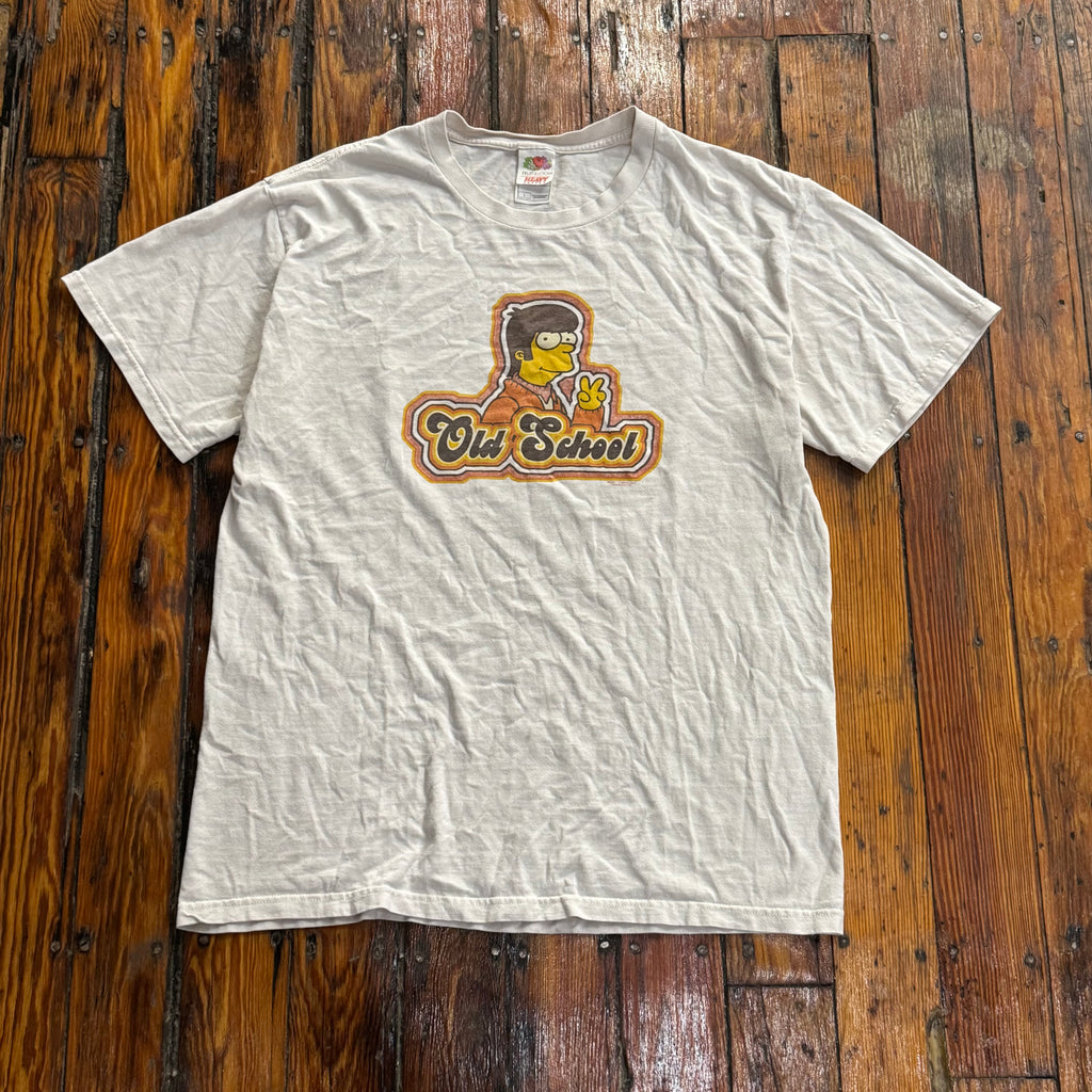 Y2K Simpsons Old School T-shirt Sz L