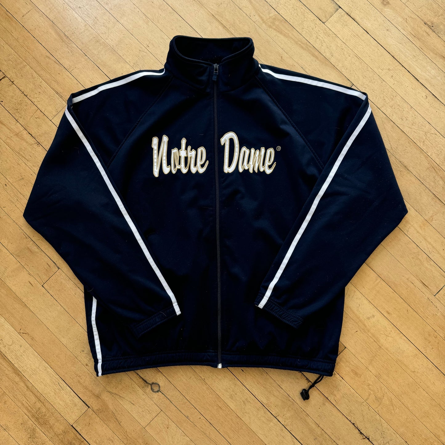 Vintage Notre Dame Zip Up Jacket Sz XXL