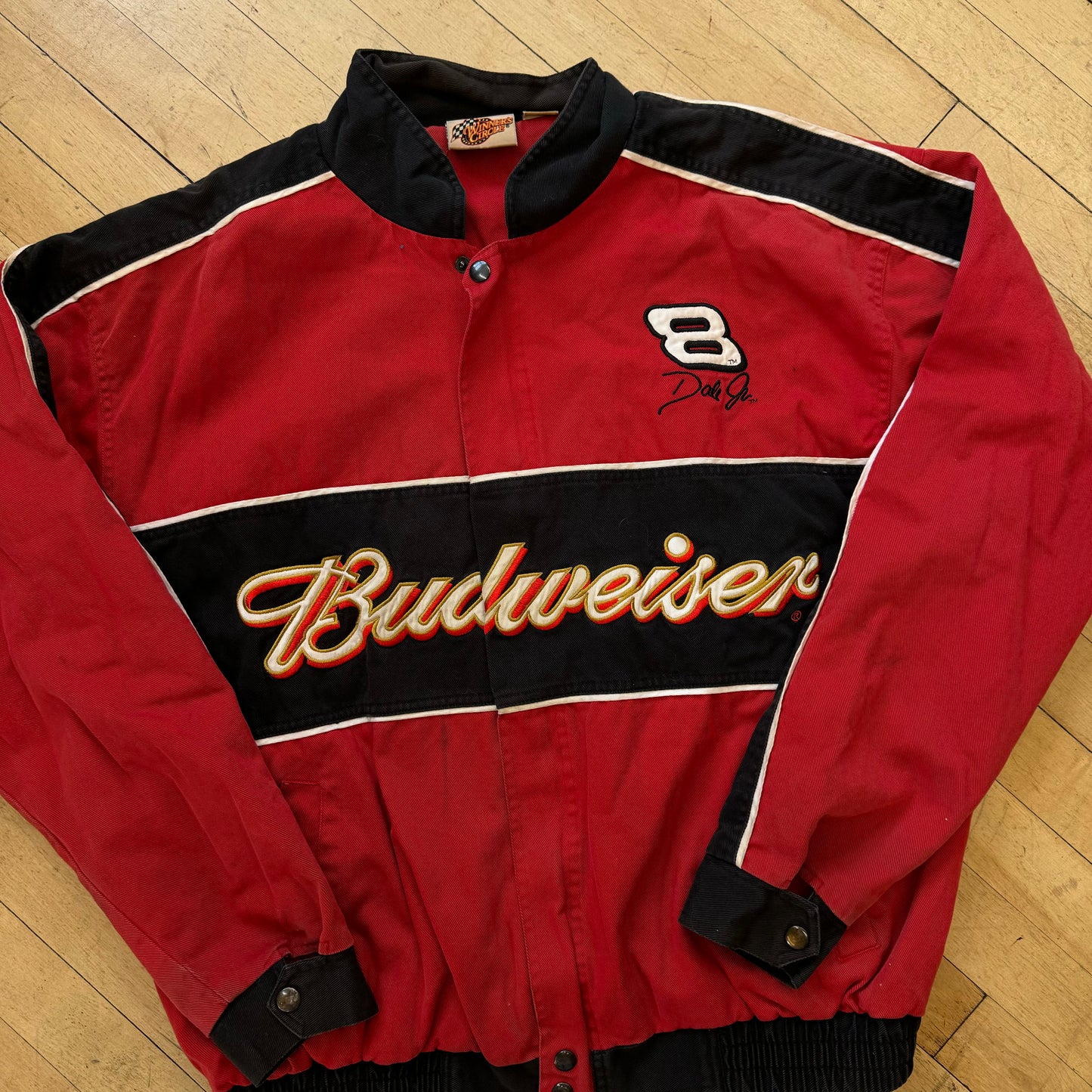 Vintage Budweiser Racing Jacket Sz L