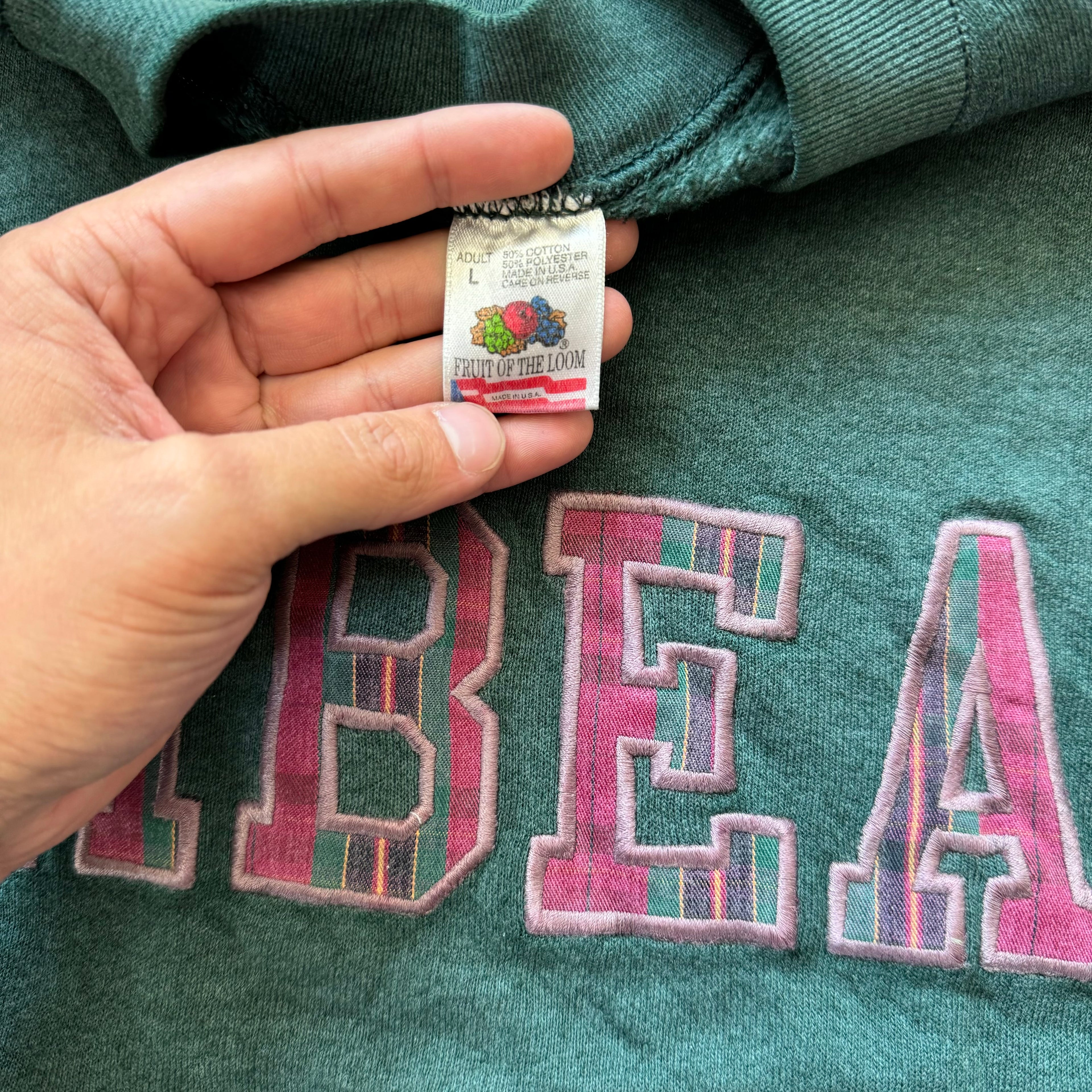 Vintage MBEA SpellOut CrewNeck Sz L