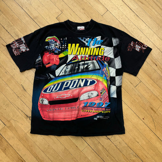 Vintage ‘97 Winston Cup Jeff Gordon AOP T-shirt Sz XL