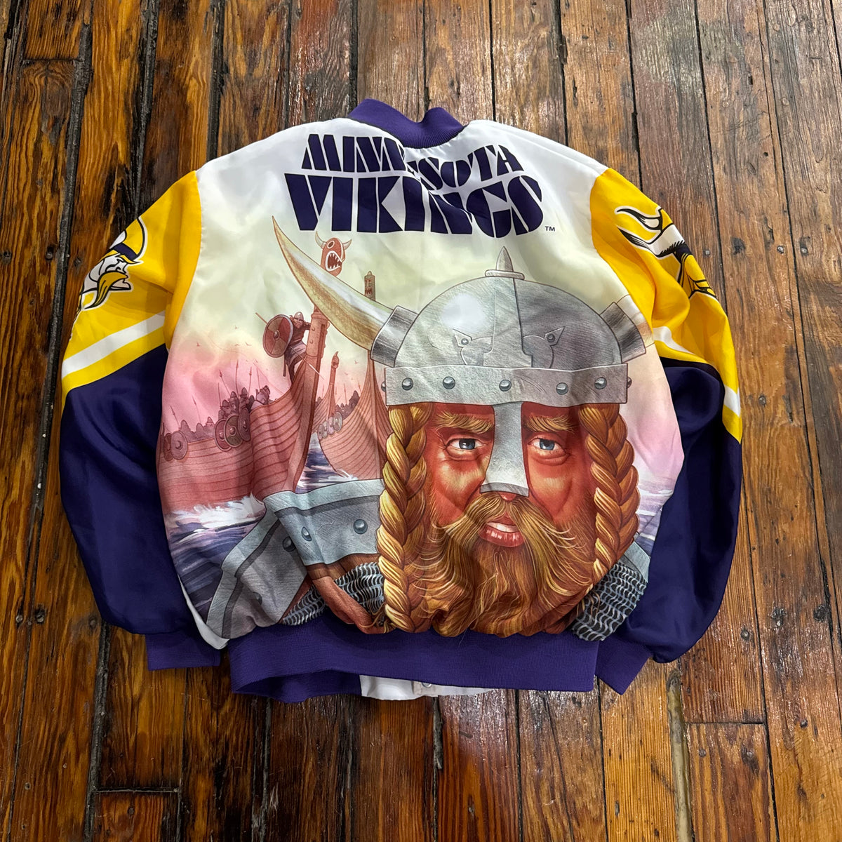 Vintage Chalkline Minnesota Vikings Jacket Sz XL