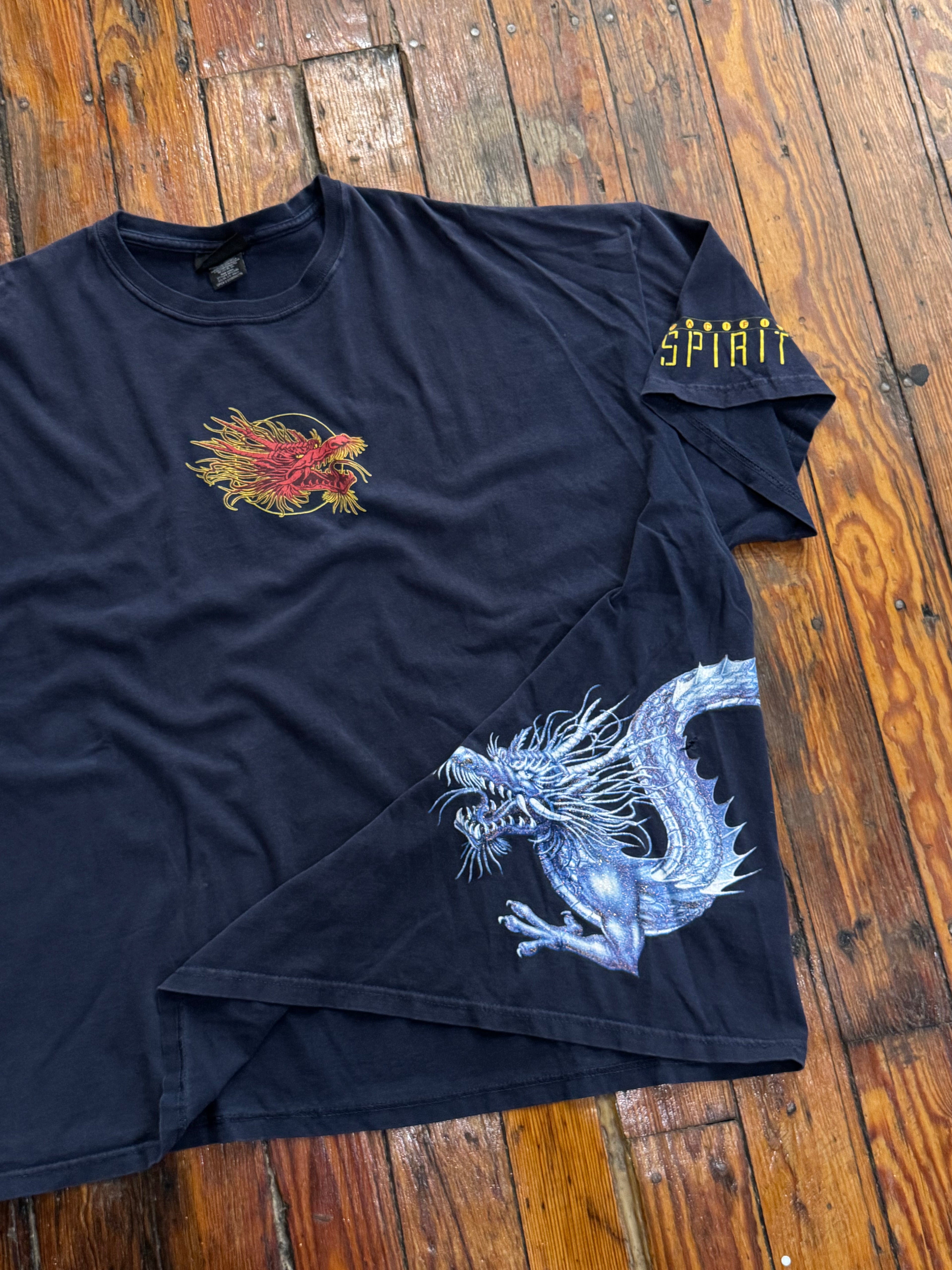 Vintage No Boundaries Dragon T-shirt Sz XXL