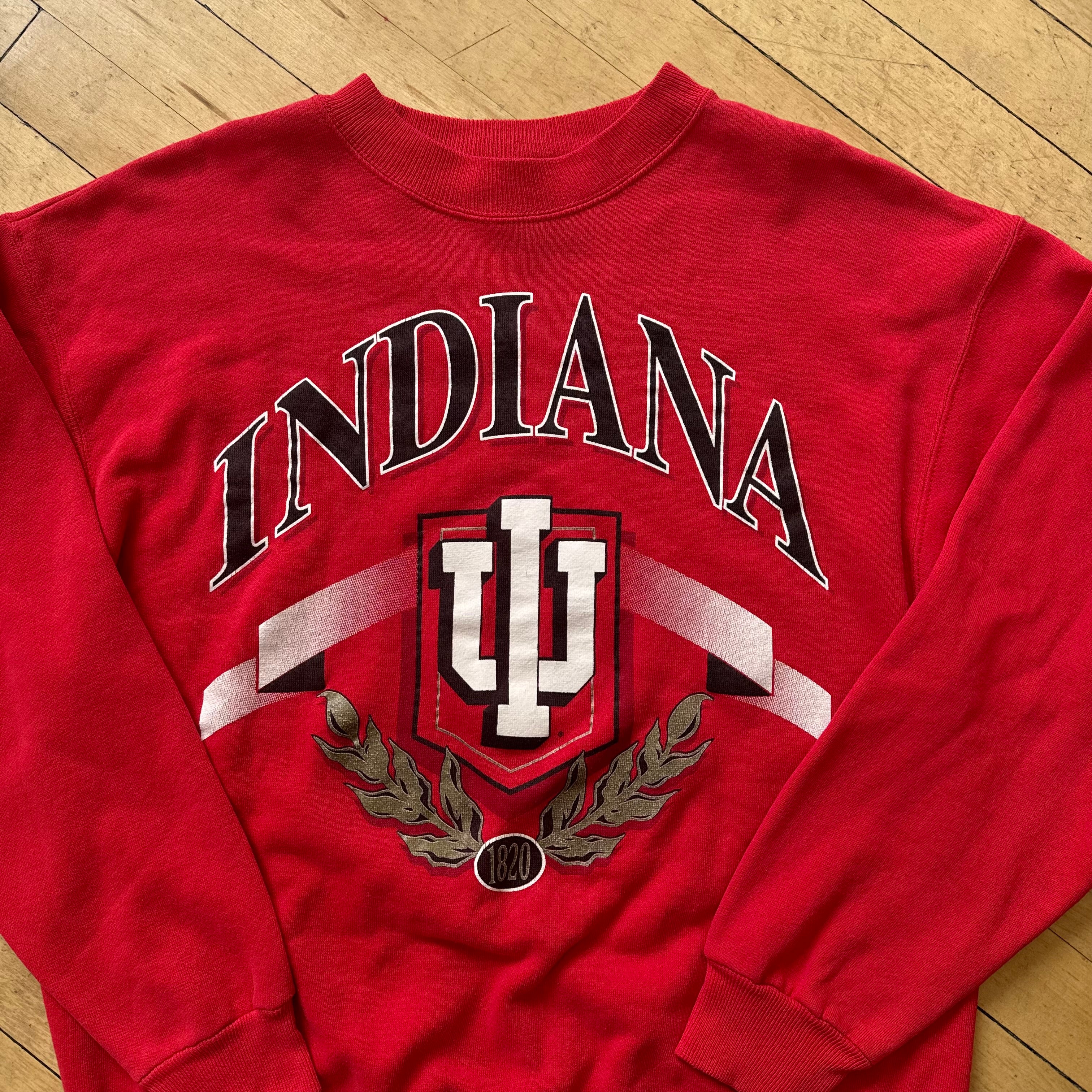 Vintage Indiana University CrewNeck Sz L