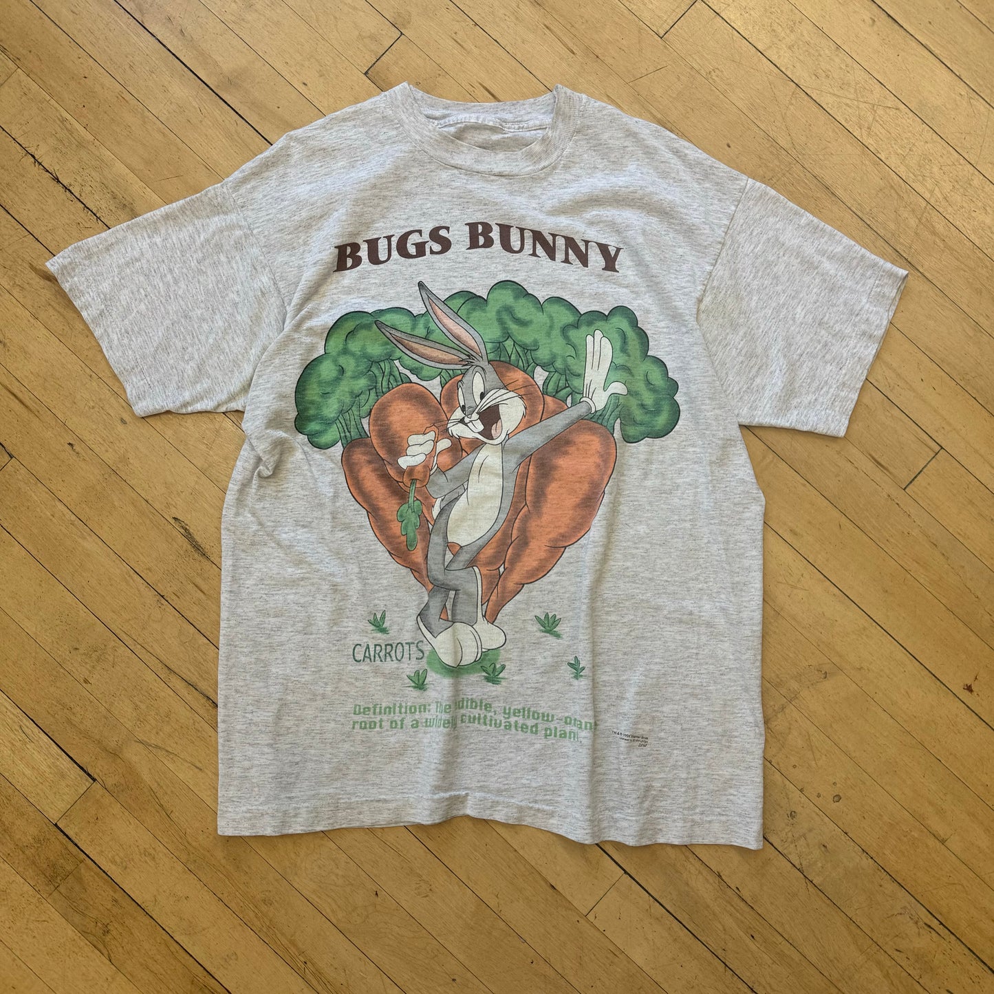 Vintage Bugs Bunny Carrot T-shirt Sz L