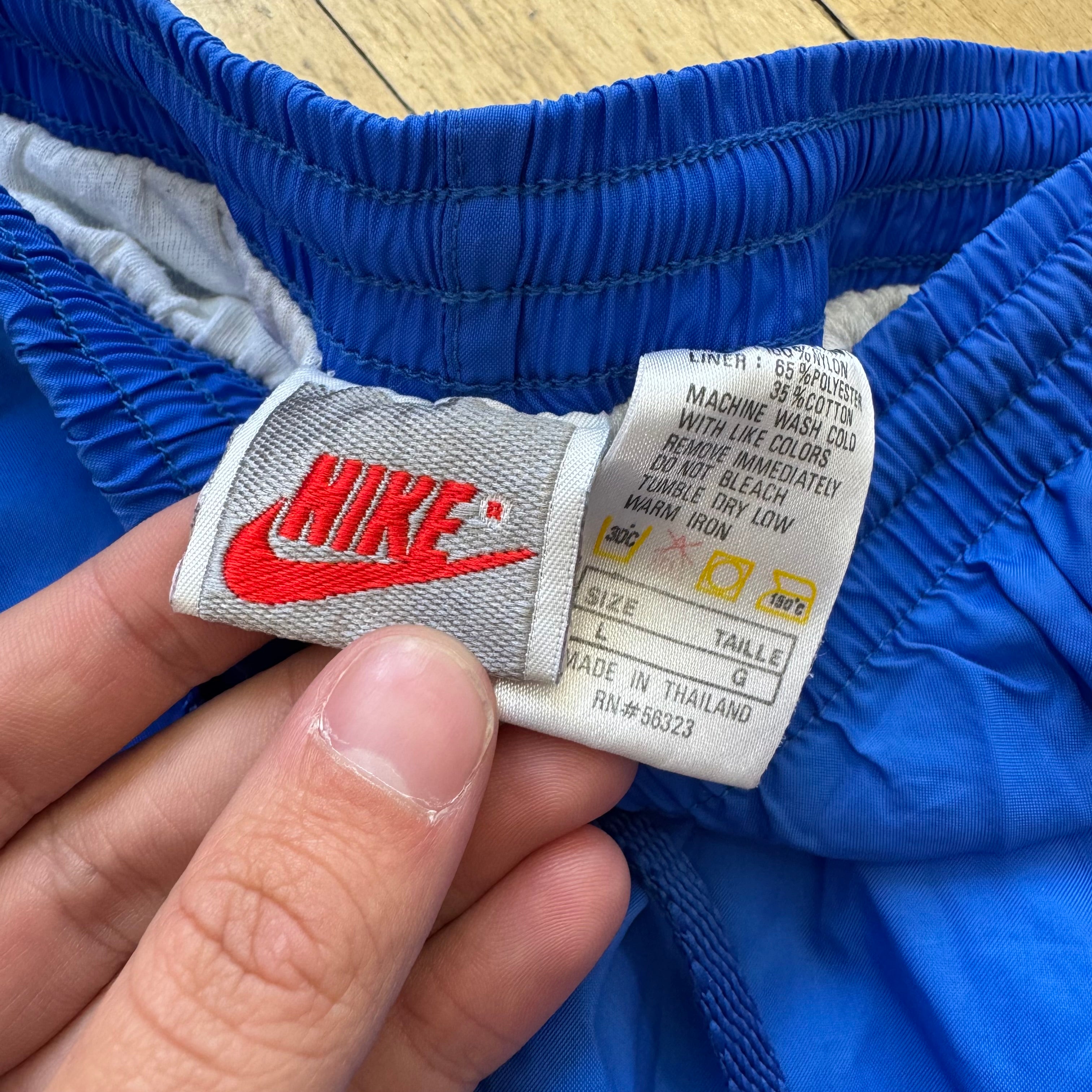 Vintage Blue Nike Track Shorts Sz L
