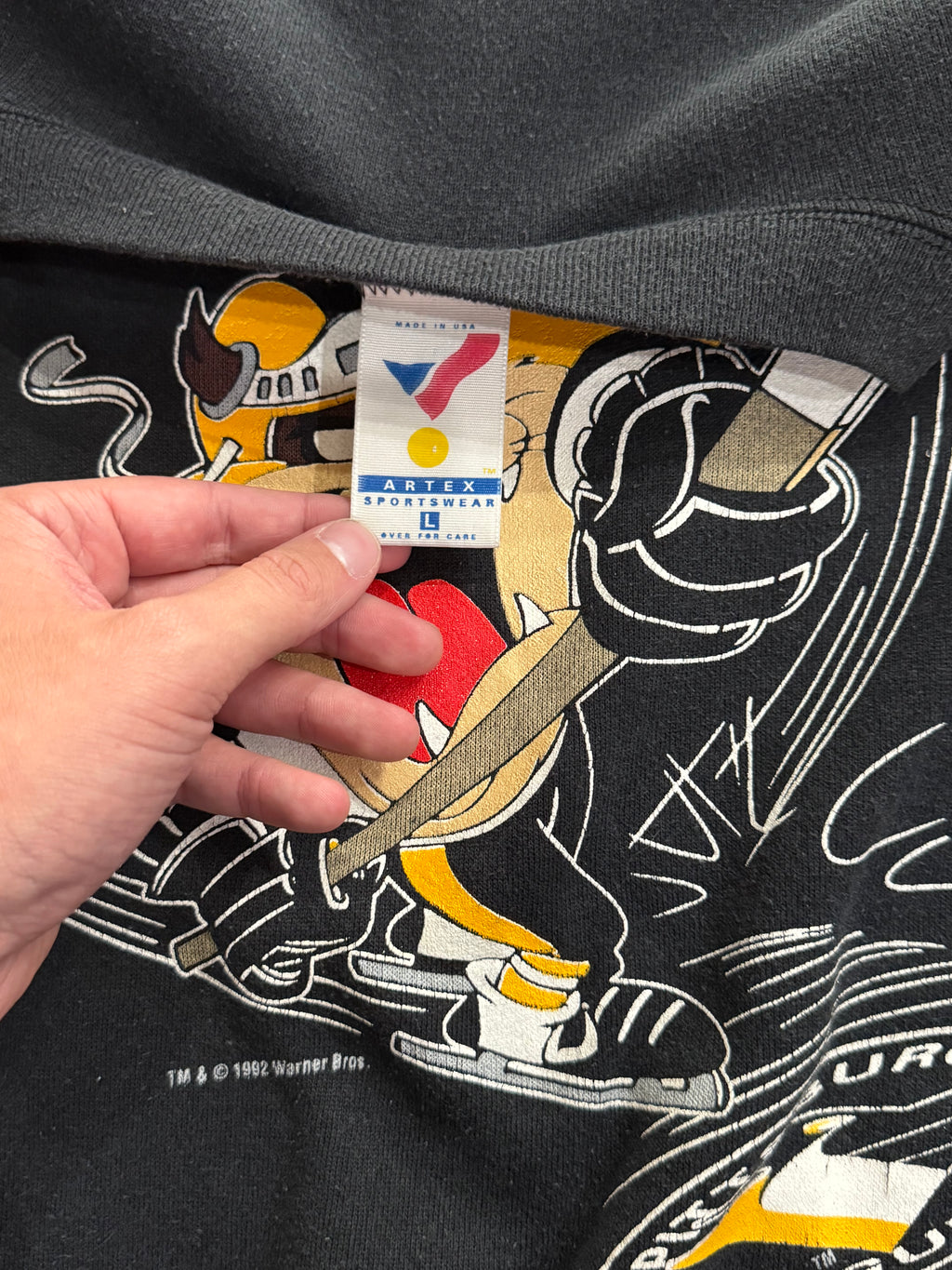 Vintage Tax Pittsburg Penguins NHL CrewNeck Sz L