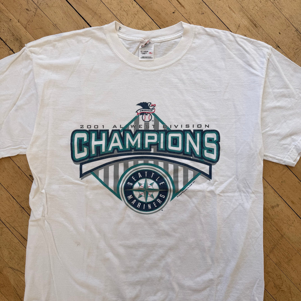 Vintage Seattle Mariners 01’ Champions T-shirt Sz XL