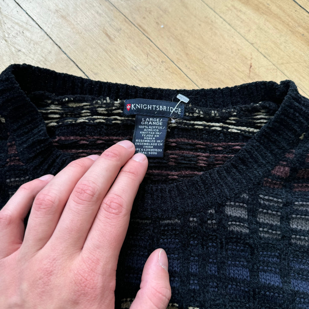 Vintage Striped KnightsBridge Sweater Sz L