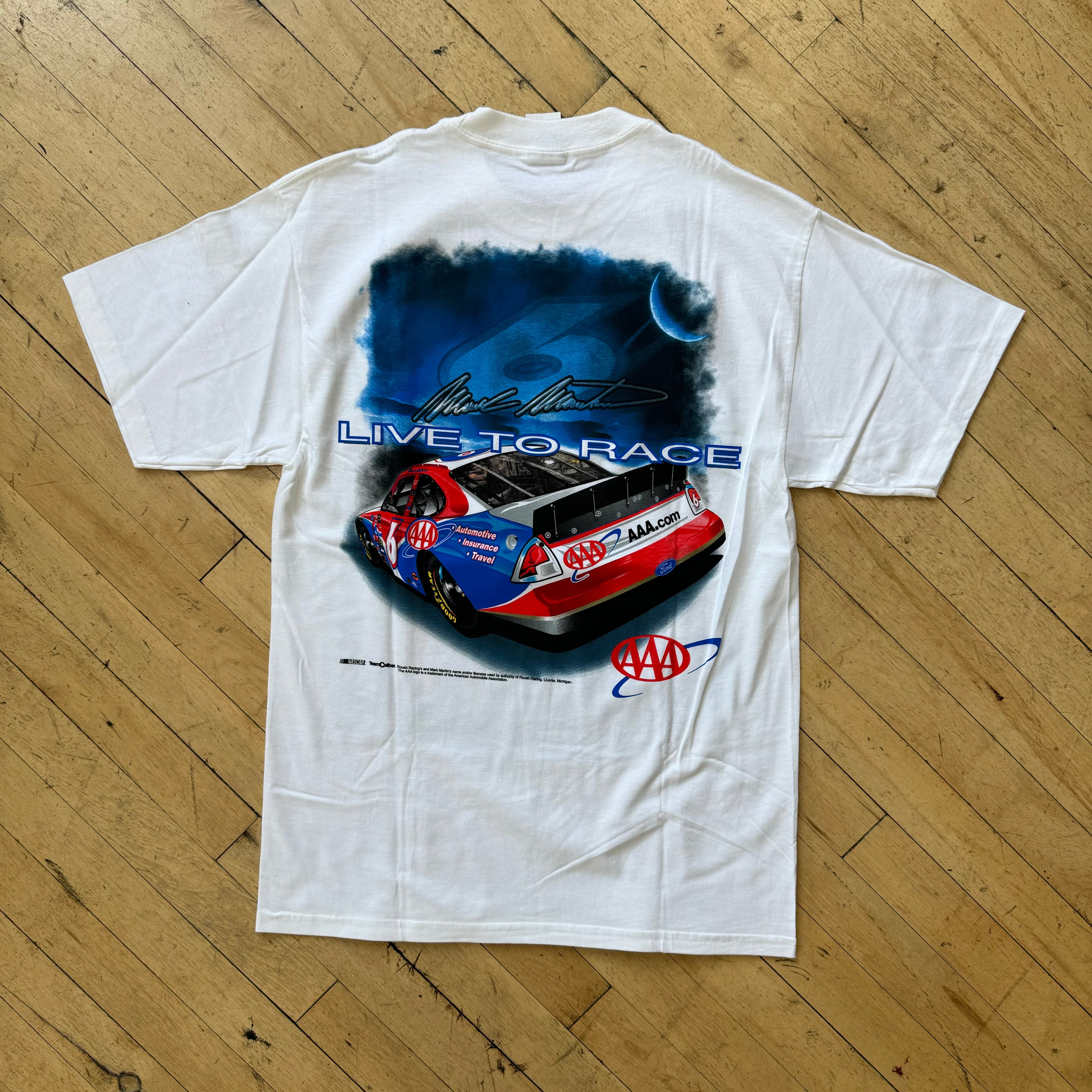 Vintage Mark Martin Nascar T-shirt Sz M