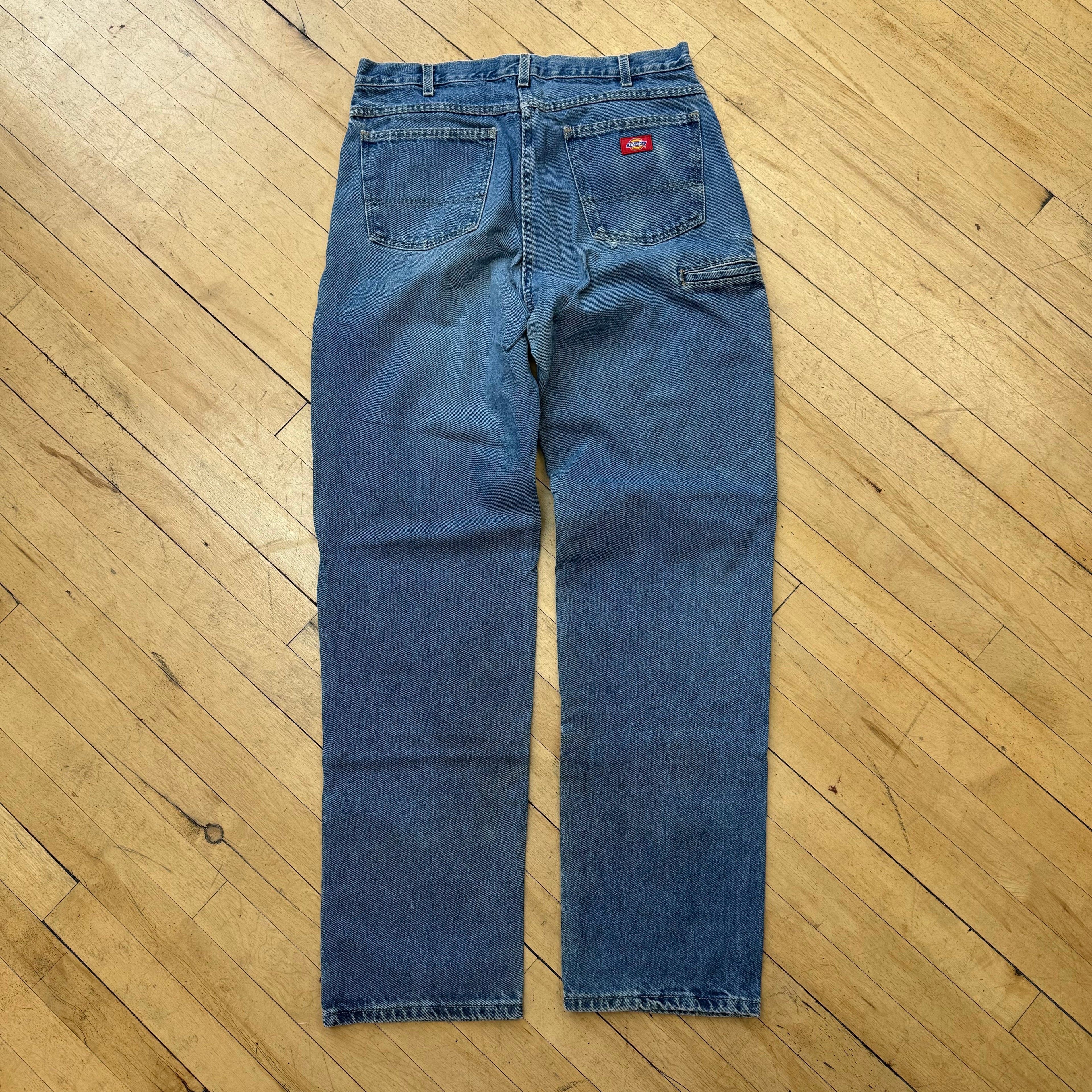 Vintage Dickies Double Knee Denim Jeans Sz 36x36
